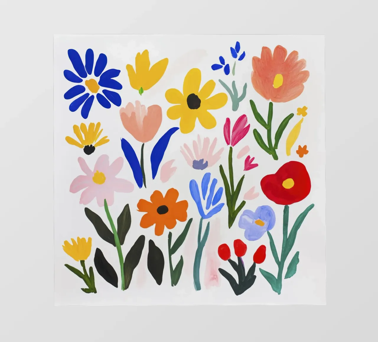 Giardino fiorito Boho Henri Matisse pellicola backlit da Modern Muse