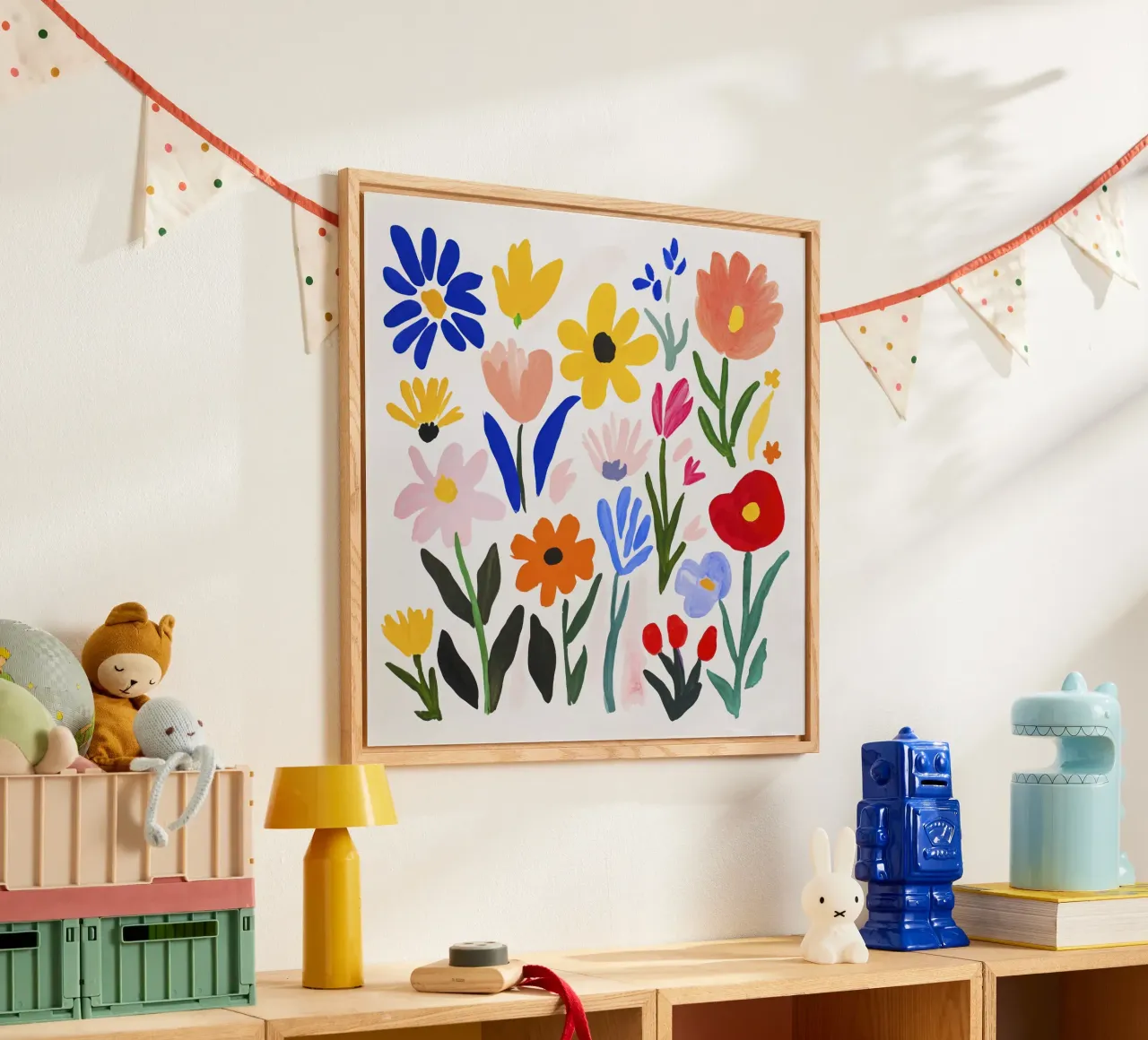 Boho Henri Matisse Flower Garden acrylic glass by Modern Muse