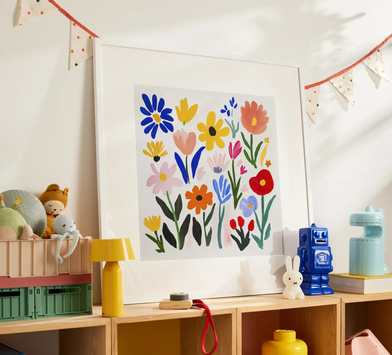 Boho Henri Matisse Blumengarten Poster von Modern Muse