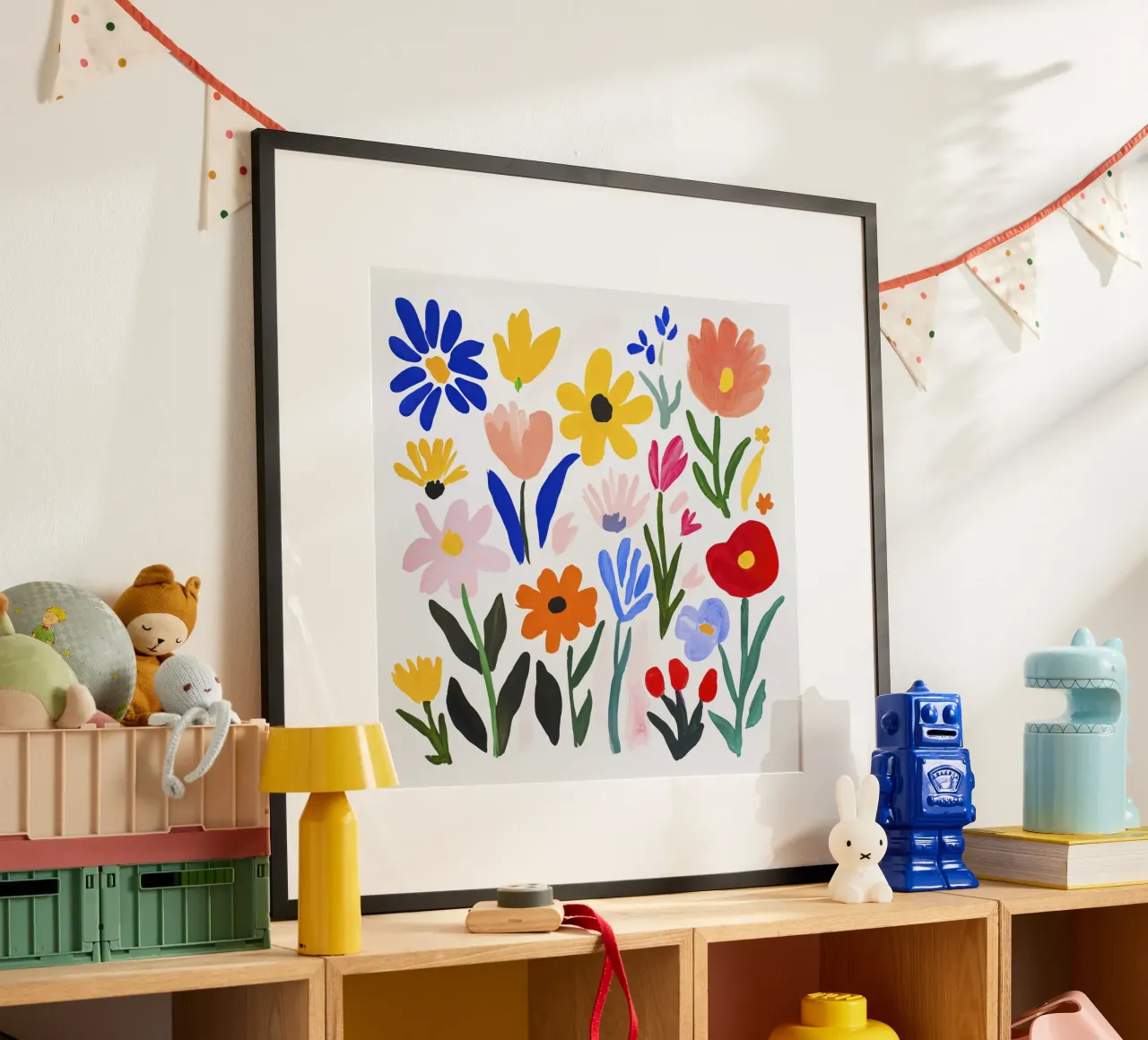 Boho Henri Matisse Blumengarten Poster von Modern Muse