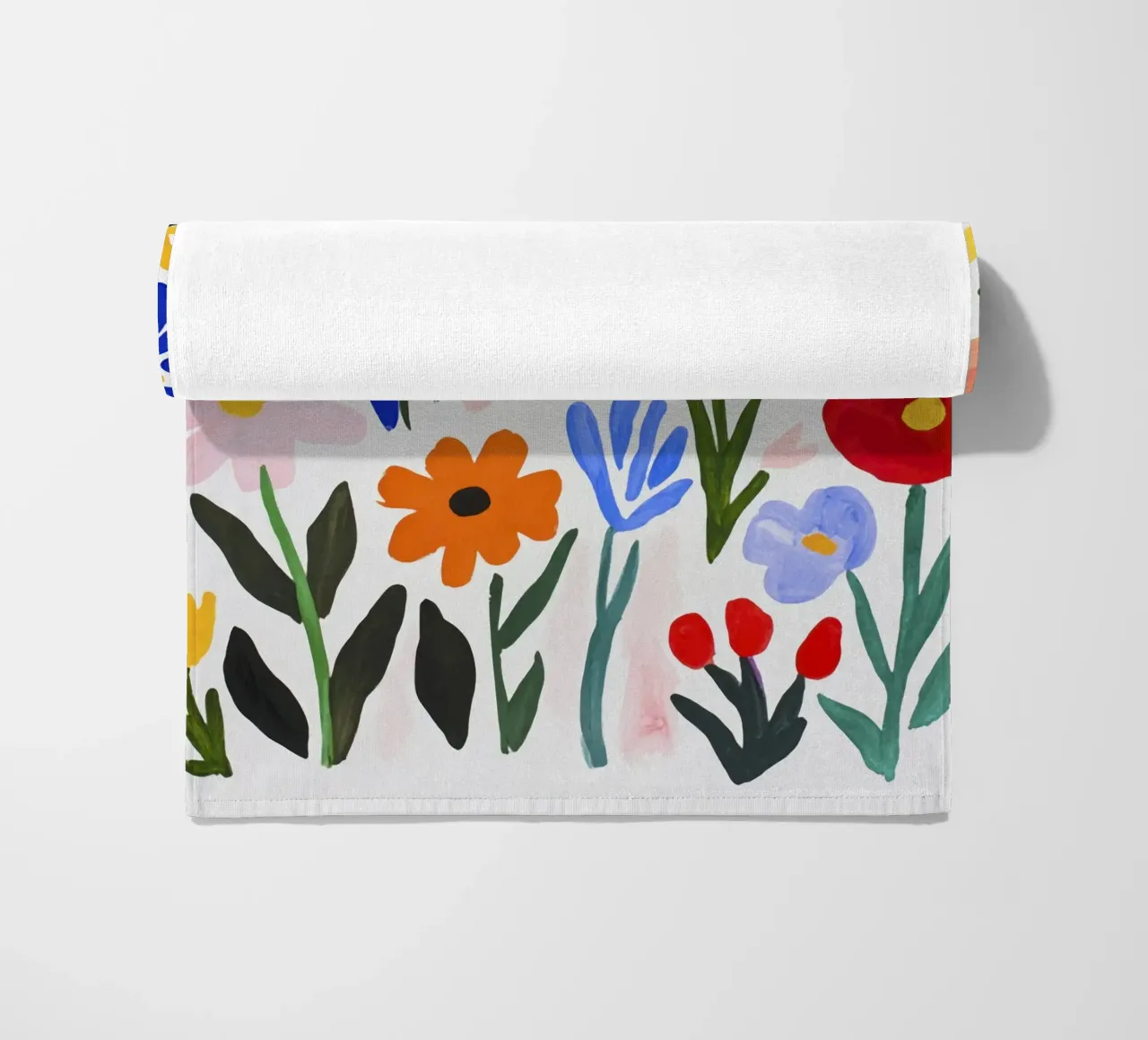 Boho Henri Matisse Flower Garden beach towel by Modern Muse