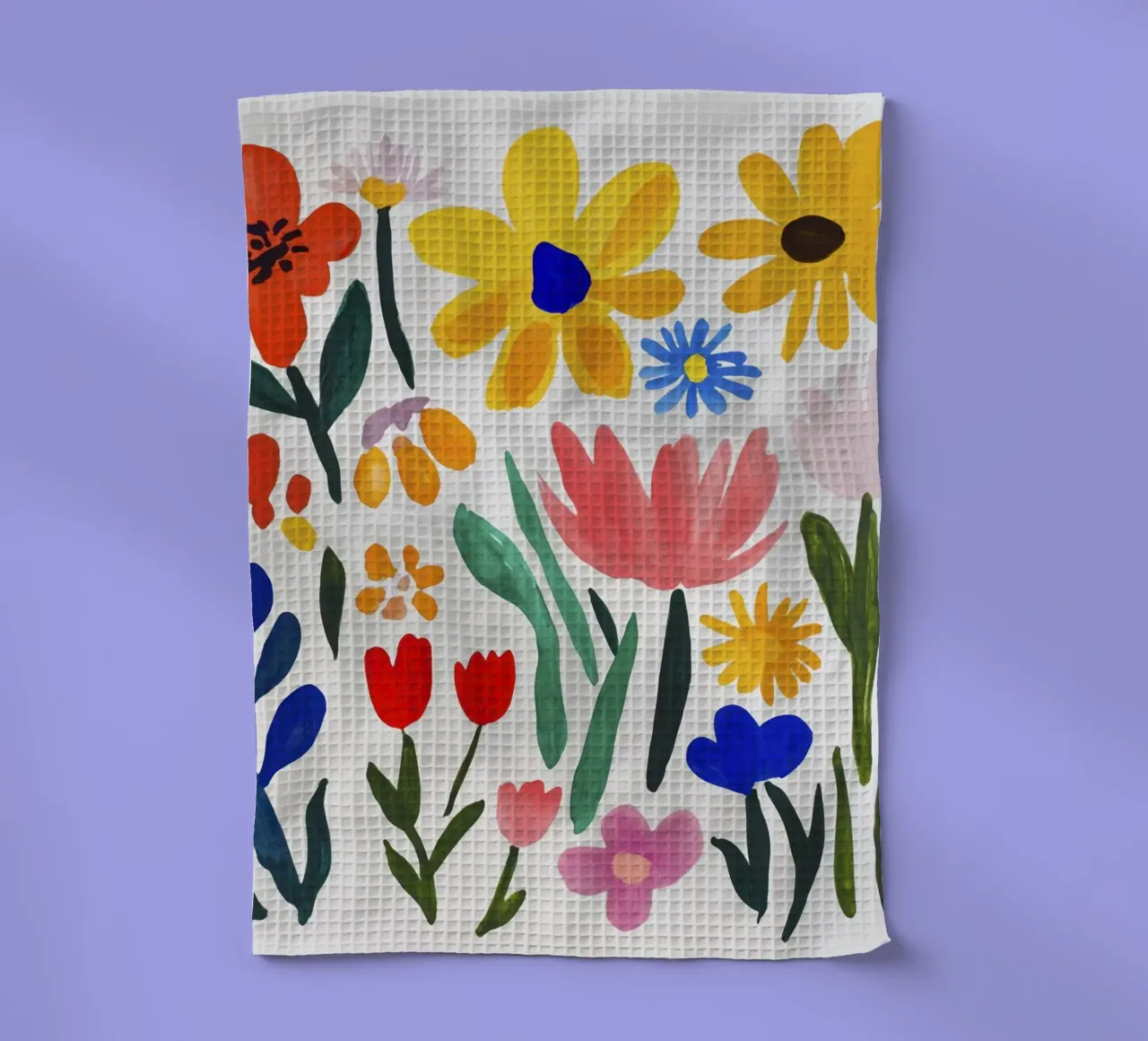 Jardin de fleurs coloré d'Henri Matisse torchon de Modern Muse
