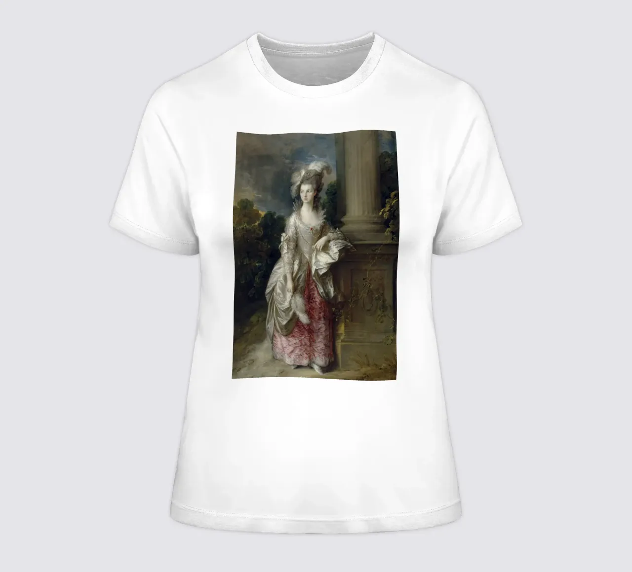 Thomas Gainsborough - La honorable Sra. Graham camiseta de mujer de Timeless Artworks