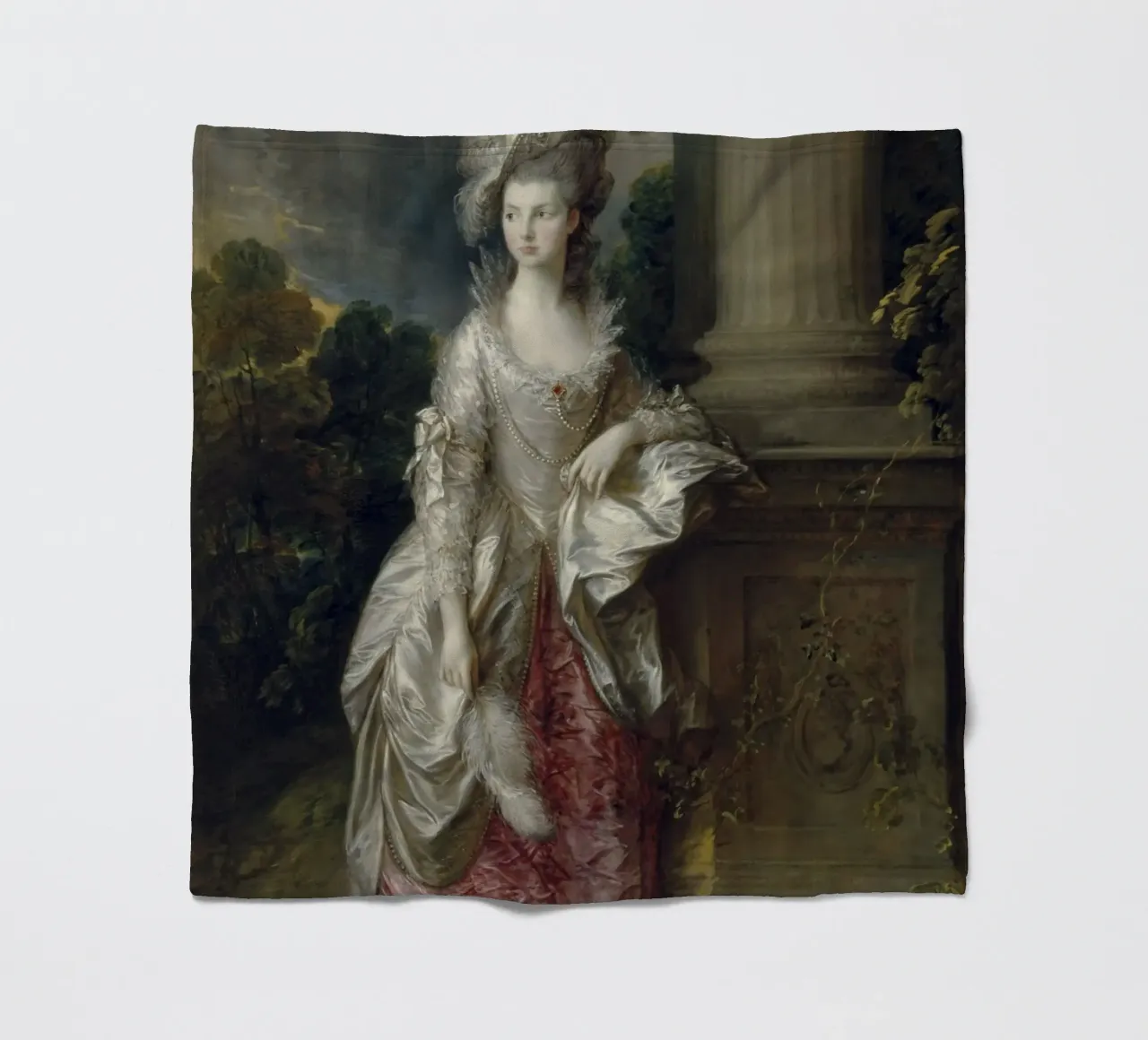 Thomas Gainsborough - L'onorevole signora Graham coperta in pile da Timeless Artworks