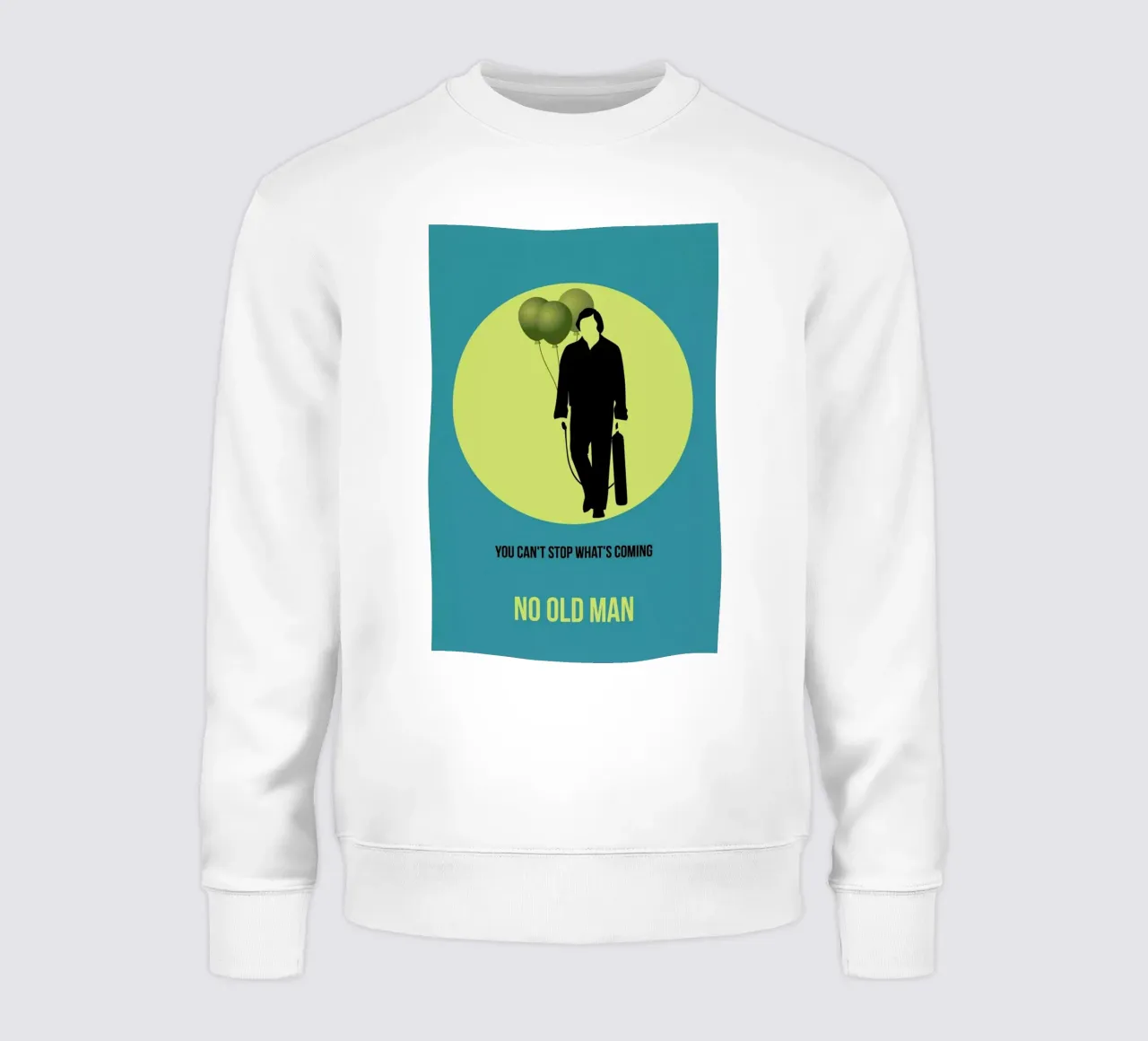 No Old Man Poster 3 felpa da Naxart