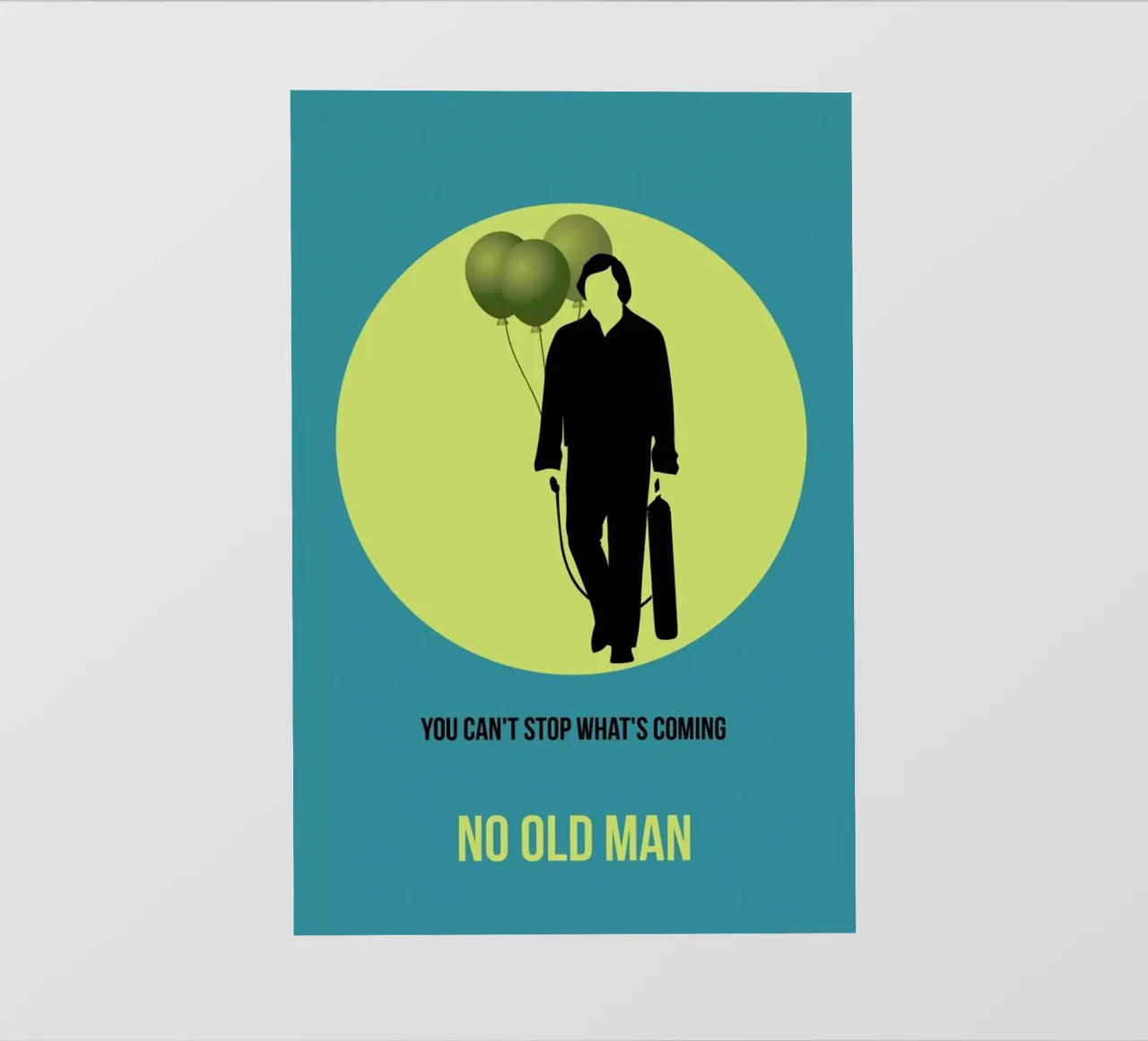 No Old Man Poster 3 telo in pvc da Naxart