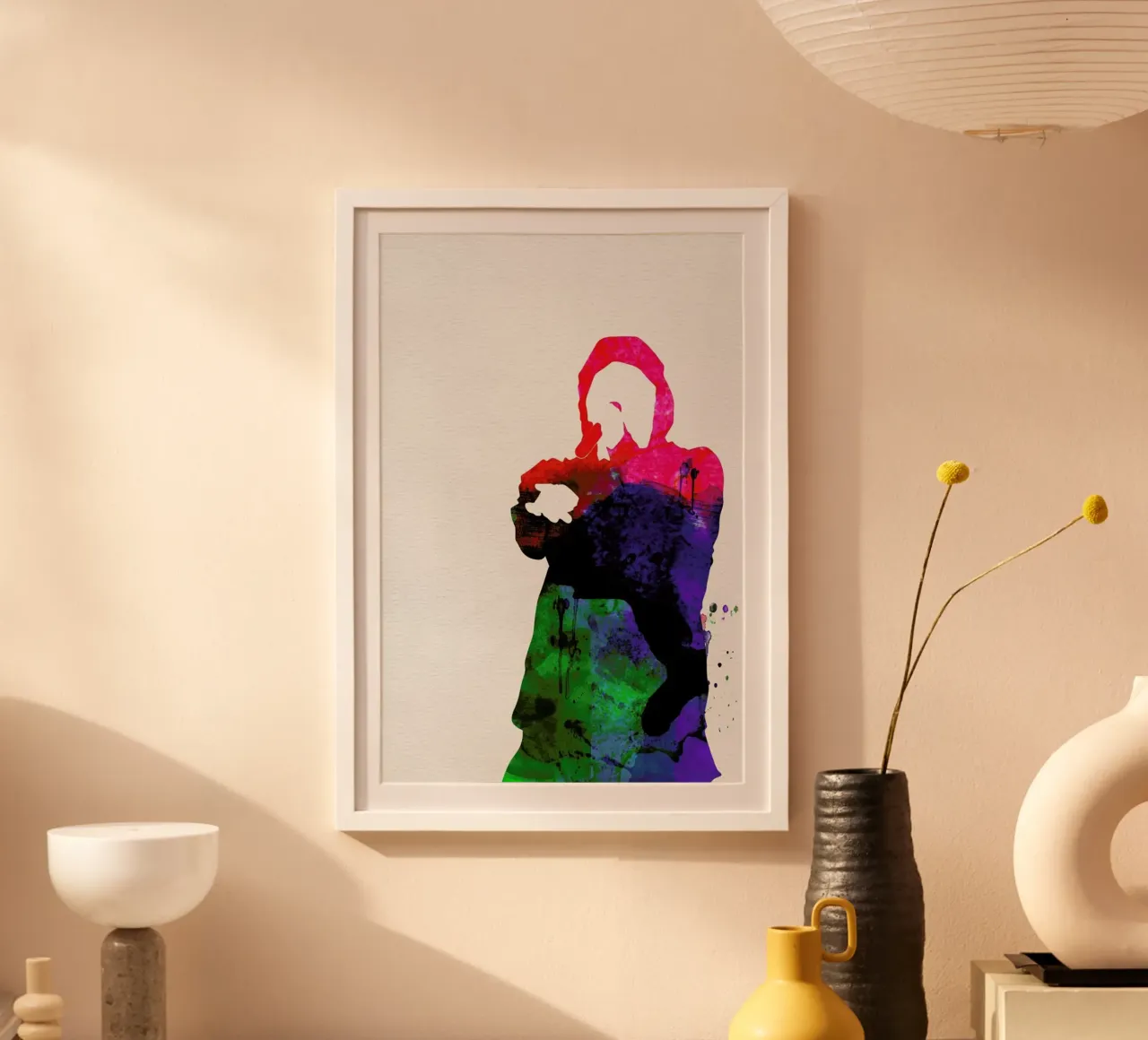 Eminem poster con telaio in alluminio da Naxart