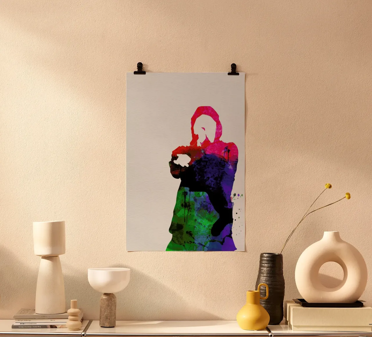 Eminem poster con telaio in alluminio da Naxart