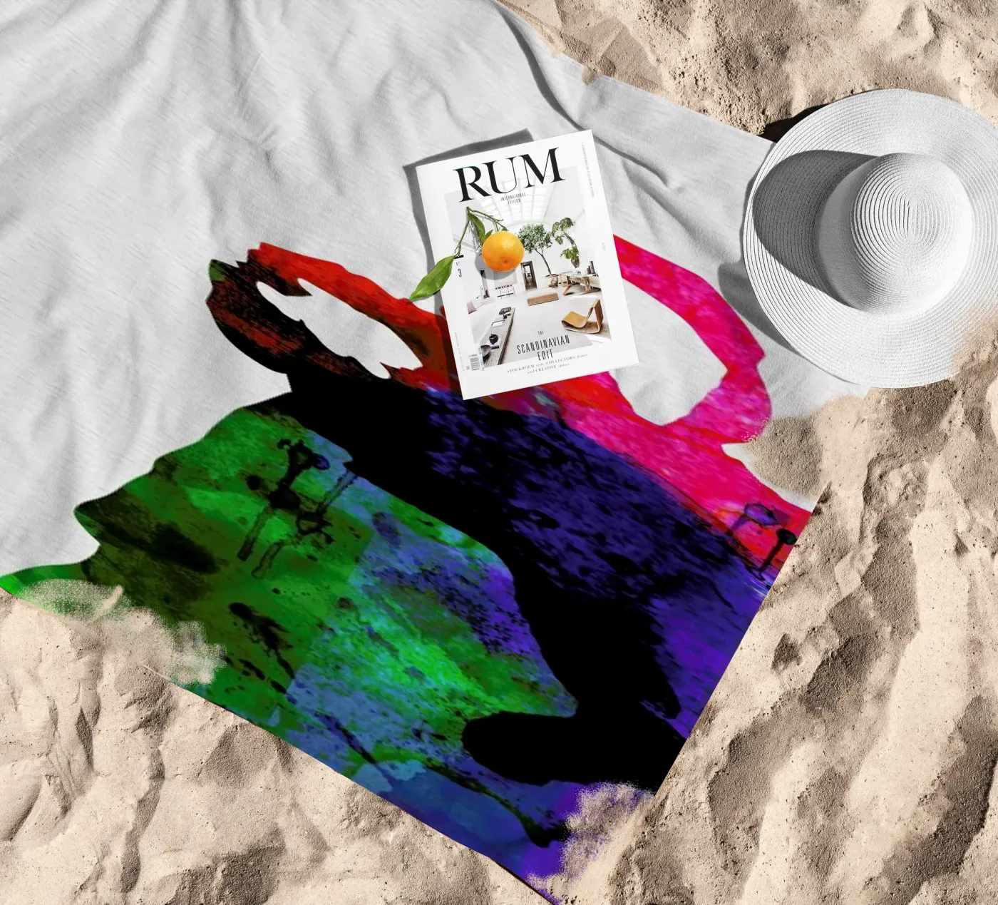 Eminem beach towel by Naxart