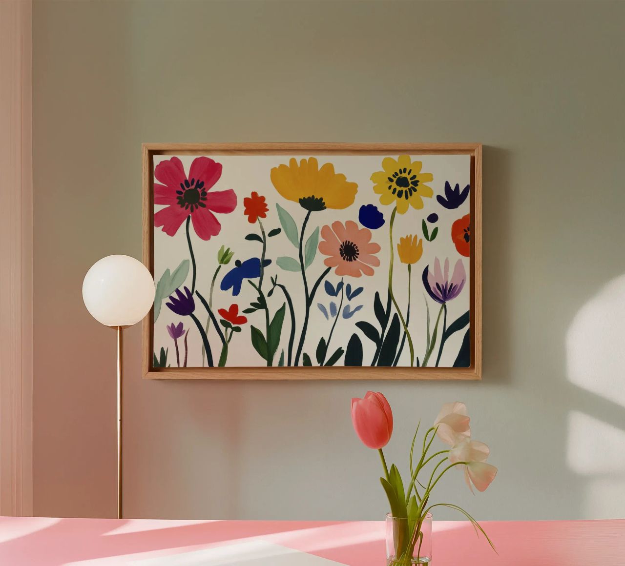 Cute Henri Matisse Flower Garden Leinwand von Modern Muse