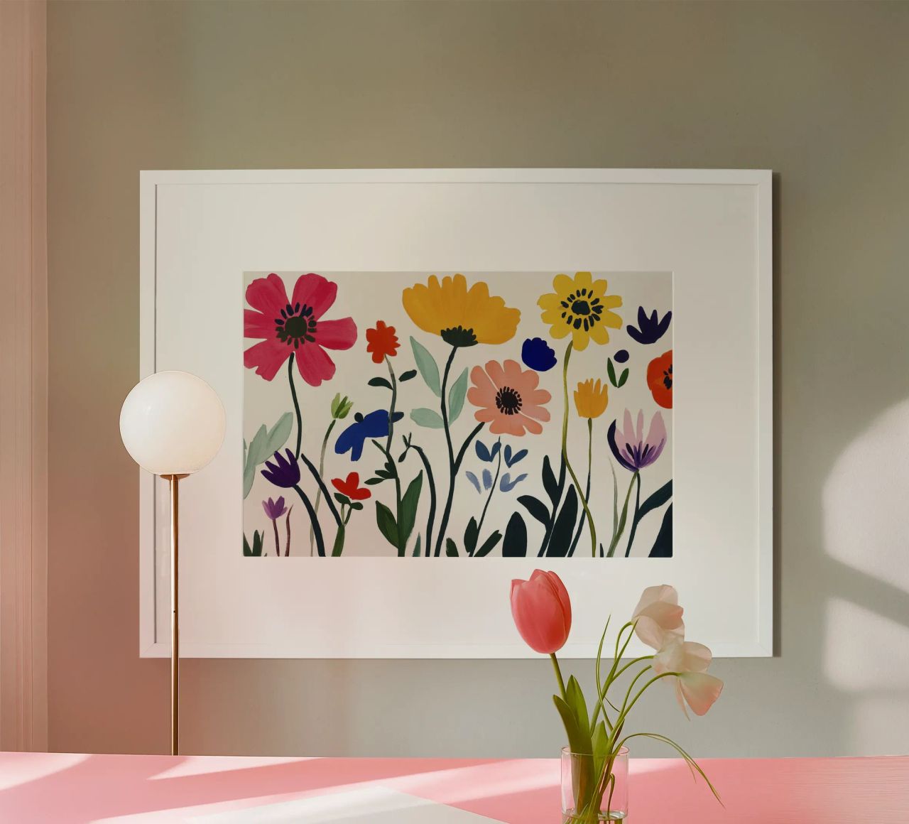 Bonito jardín de flores de Henri Matisse poster de Modern Muse