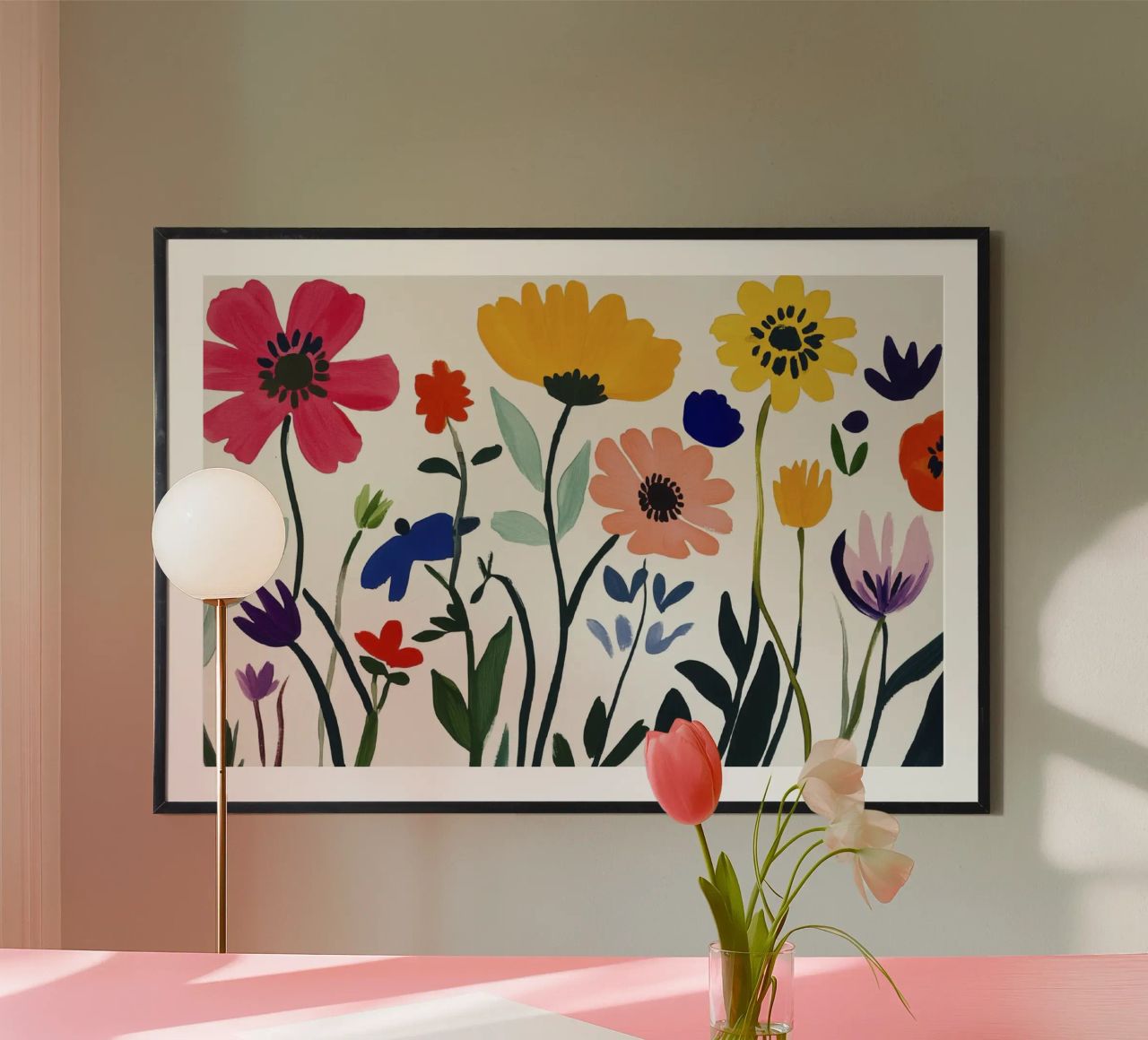 Bonito jardín de flores de Henri Matisse poster de Modern Muse