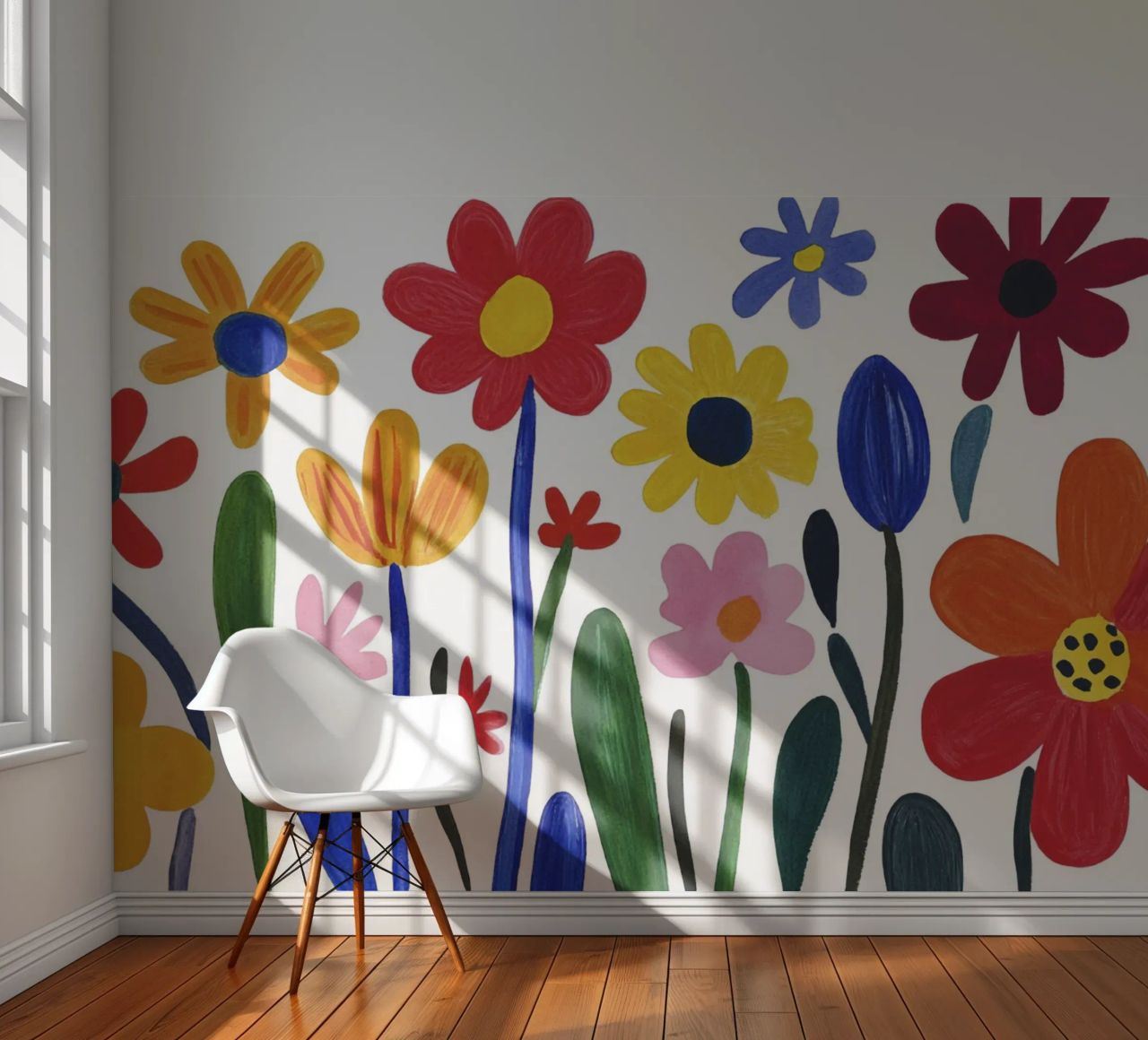 Lovely Henri Matisse Summer Flower Garden photo wallpaper by Modern Muse