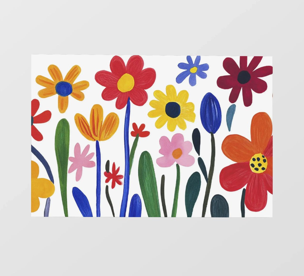 Lovely Henri Matisse Summer Flower Garden photo wallpaper by Modern Muse