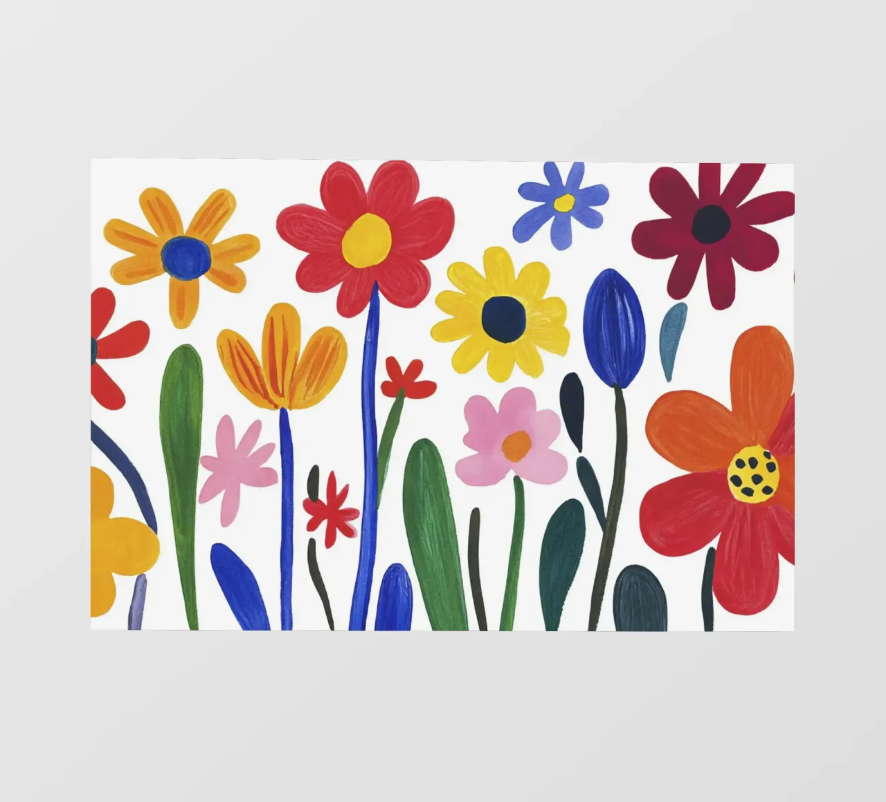 Lovely Henri Matisse Summer Flower Garden photo wallpaper by Modern Muse
