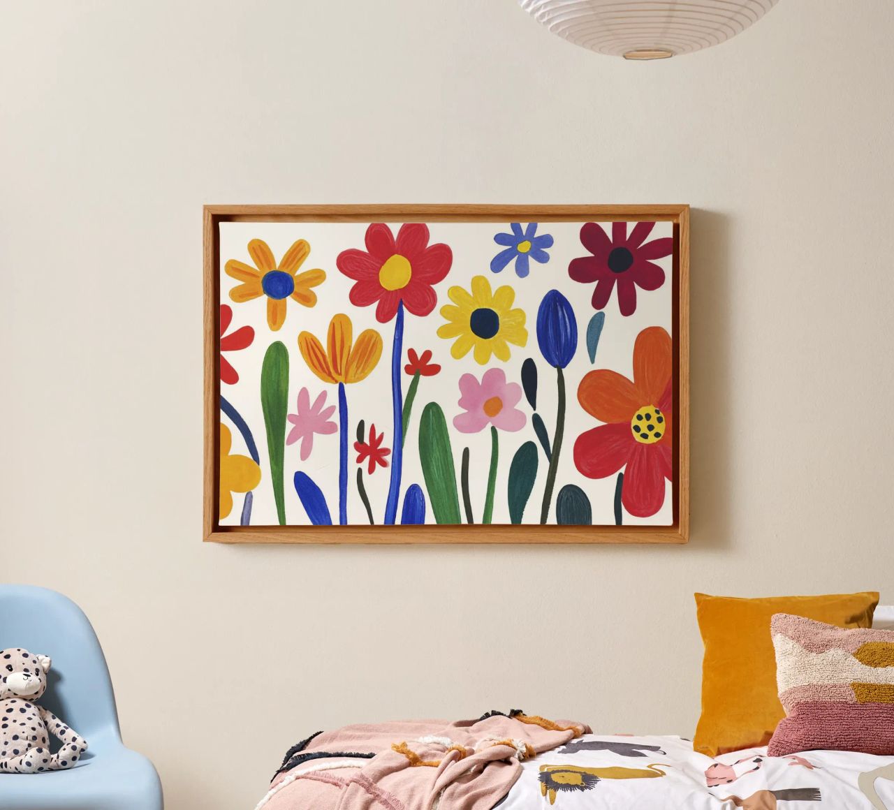 Schöner Sommerblumengarten von Henri Matisse Leinwand von Modern Muse