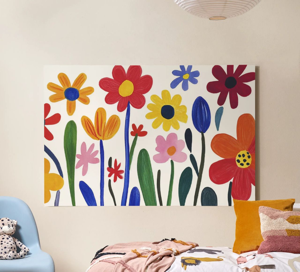 Schöner Sommerblumengarten von Henri Matisse Leinwand von Modern Muse