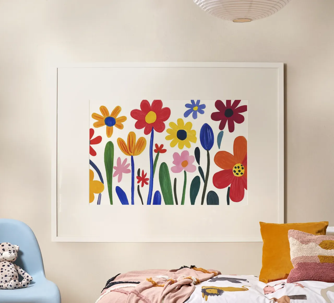 Schöner Sommerblumengarten von Henri Matisse Poster von Modern Muse