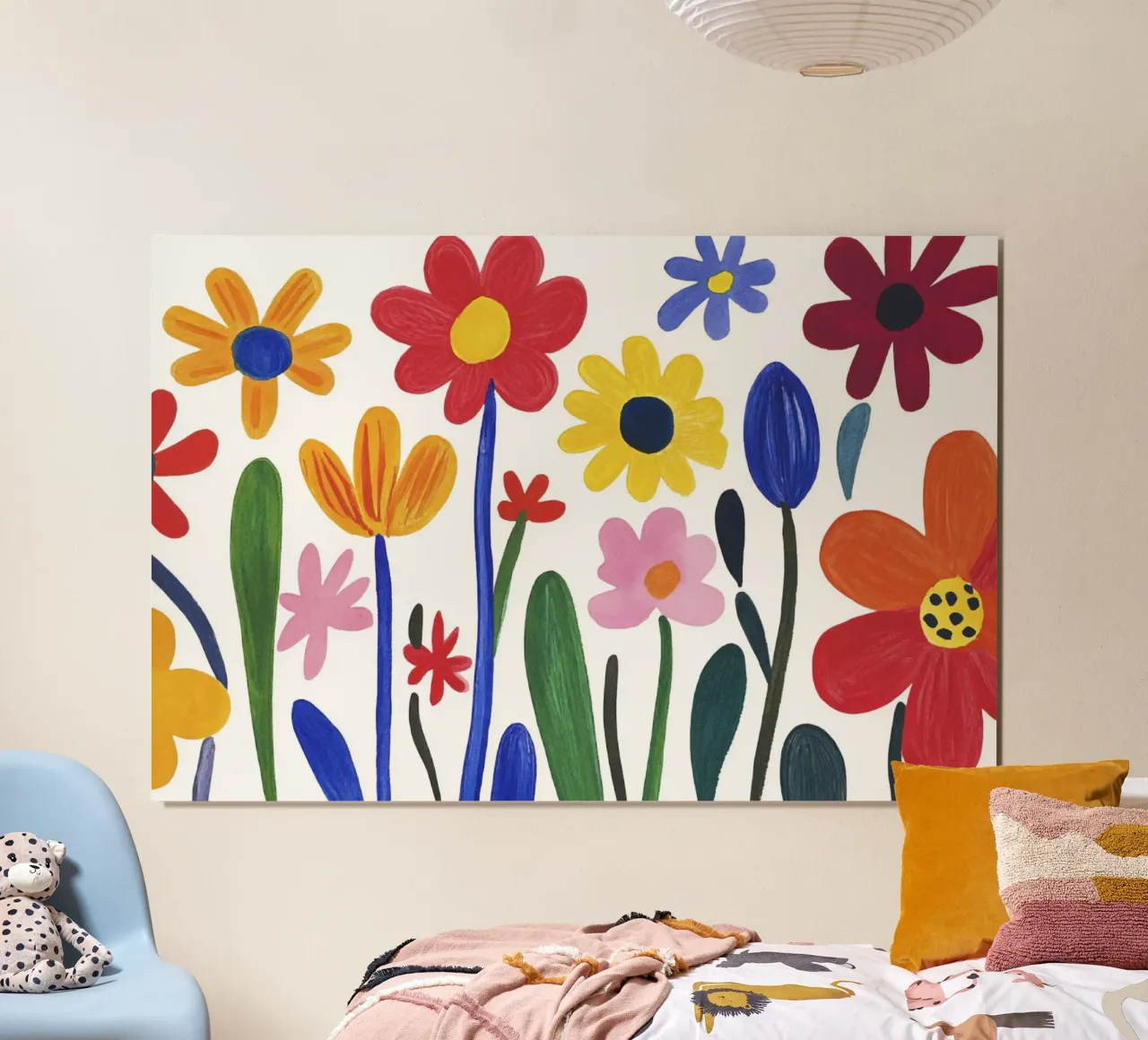 Schöner Sommerblumengarten von Henri Matisse Poster von Modern Muse