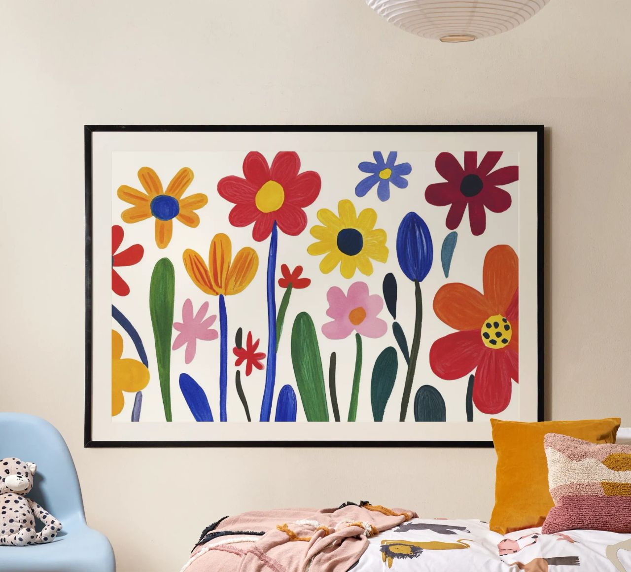 Precioso jardín de flores de verano Henri Matisse poster de Modern Muse