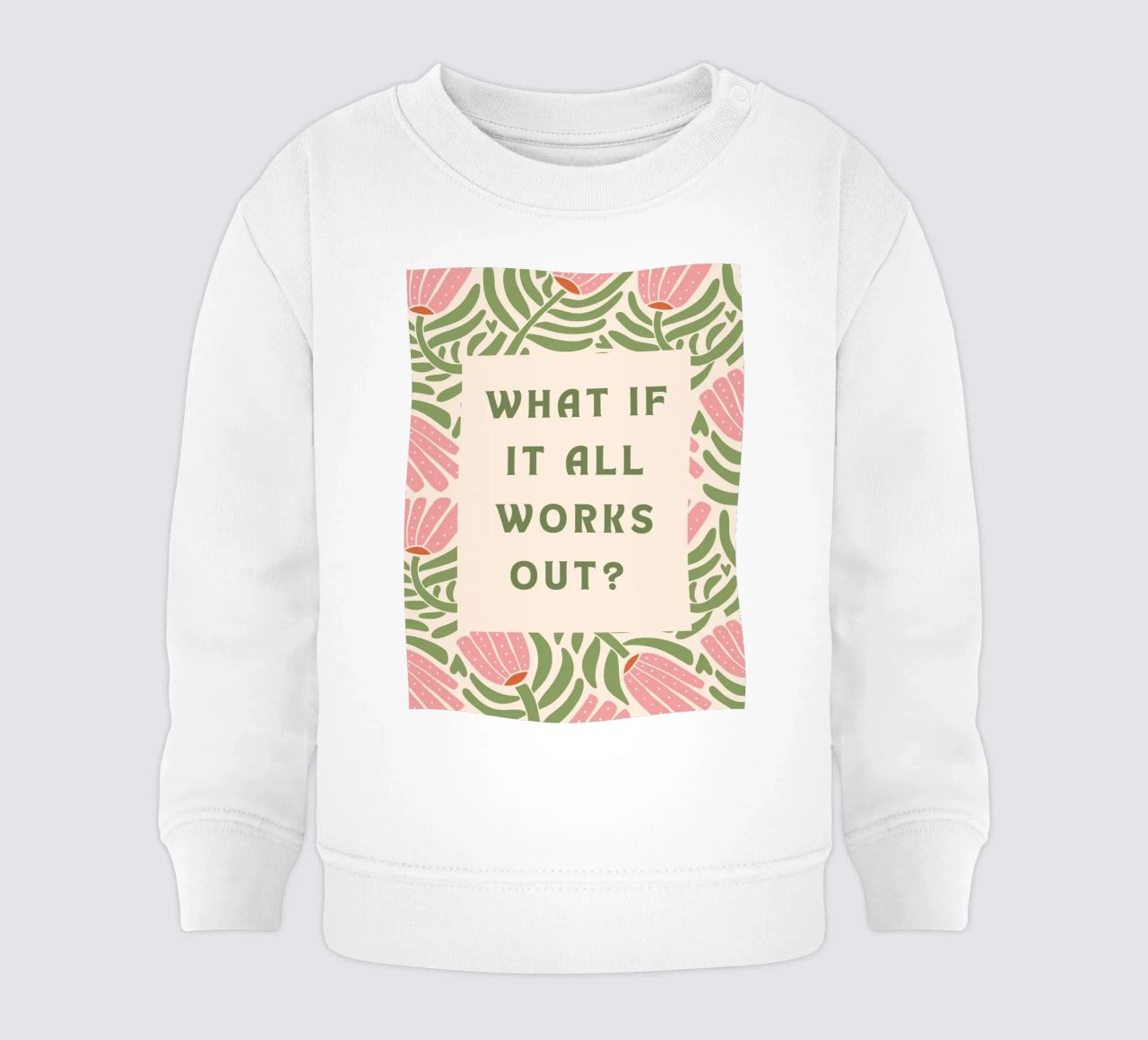 E se tutto si risolvesse? felpa neonato da Wordswordswords