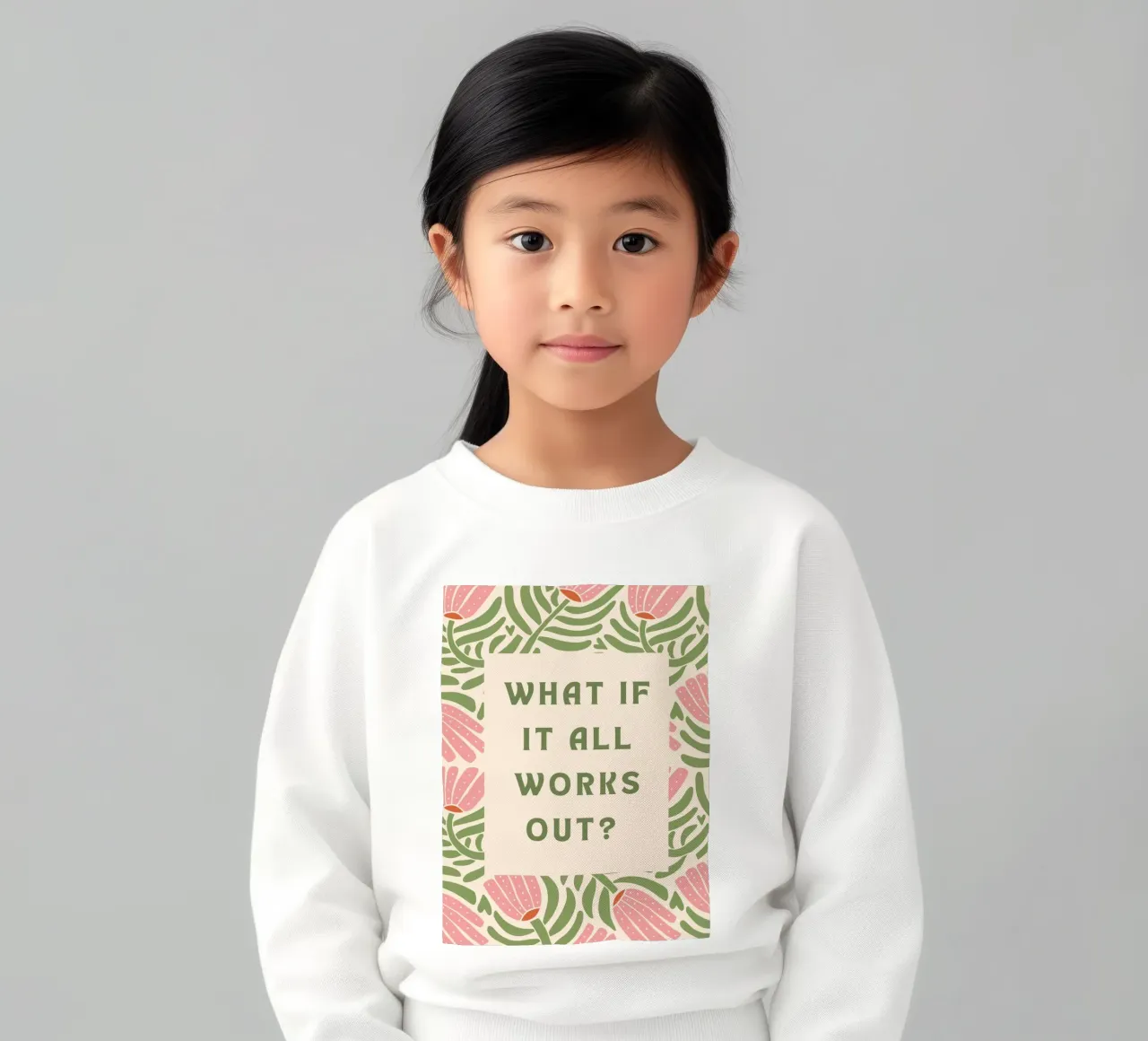 E se tutto si risolvesse? felpa bambino da Wordswordswords