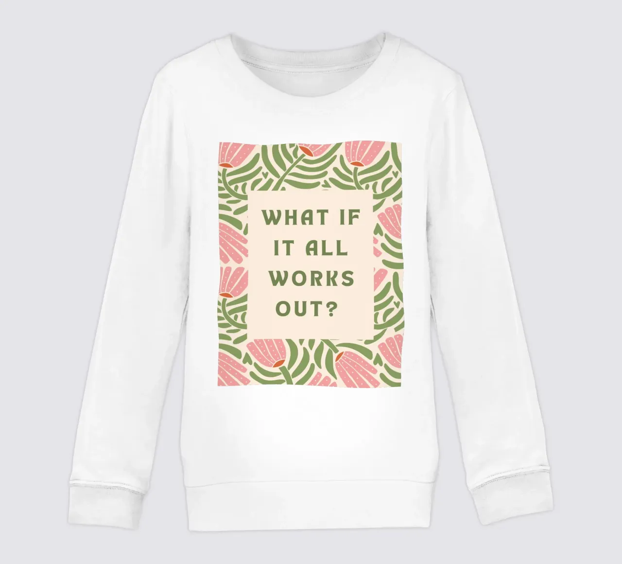 E se tutto si risolvesse? felpa bambino da Wordswordswords