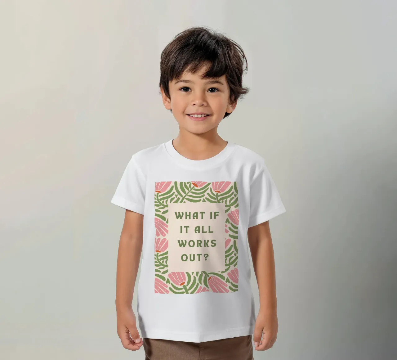 E se tutto si risolvesse? t-shirt bambini da Wordswordswords