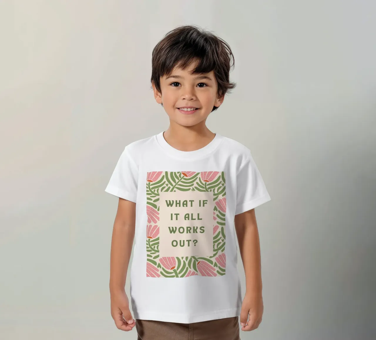 E se tutto si risolvesse? t-shirt bambini da Wordswordswords
