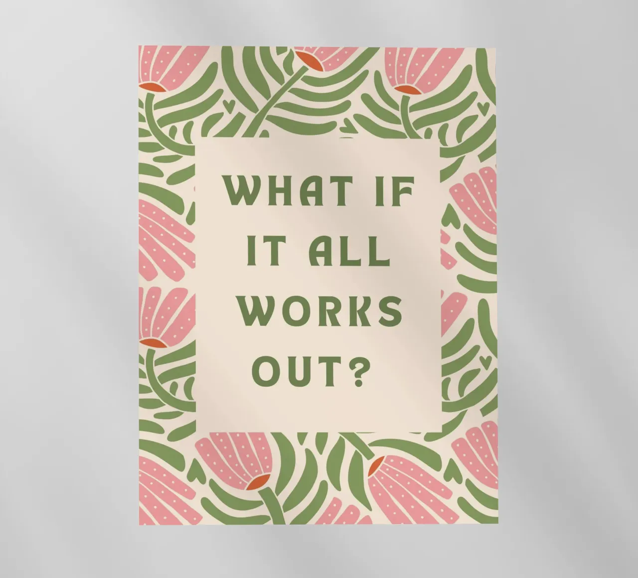 E se tutto si risolvesse? pellicola backlit da Wordswordswords