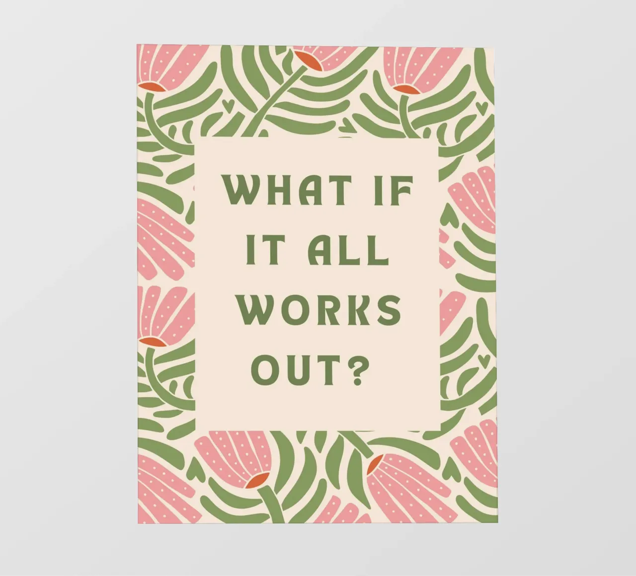 E se tutto si risolvesse? pellicola backlit da Wordswordswords