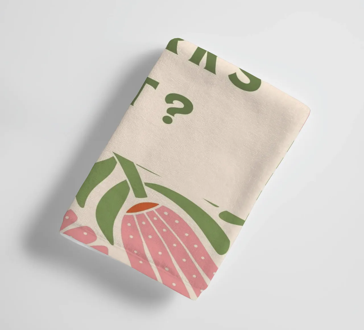 What if it all works out? towel by Wordswordswords