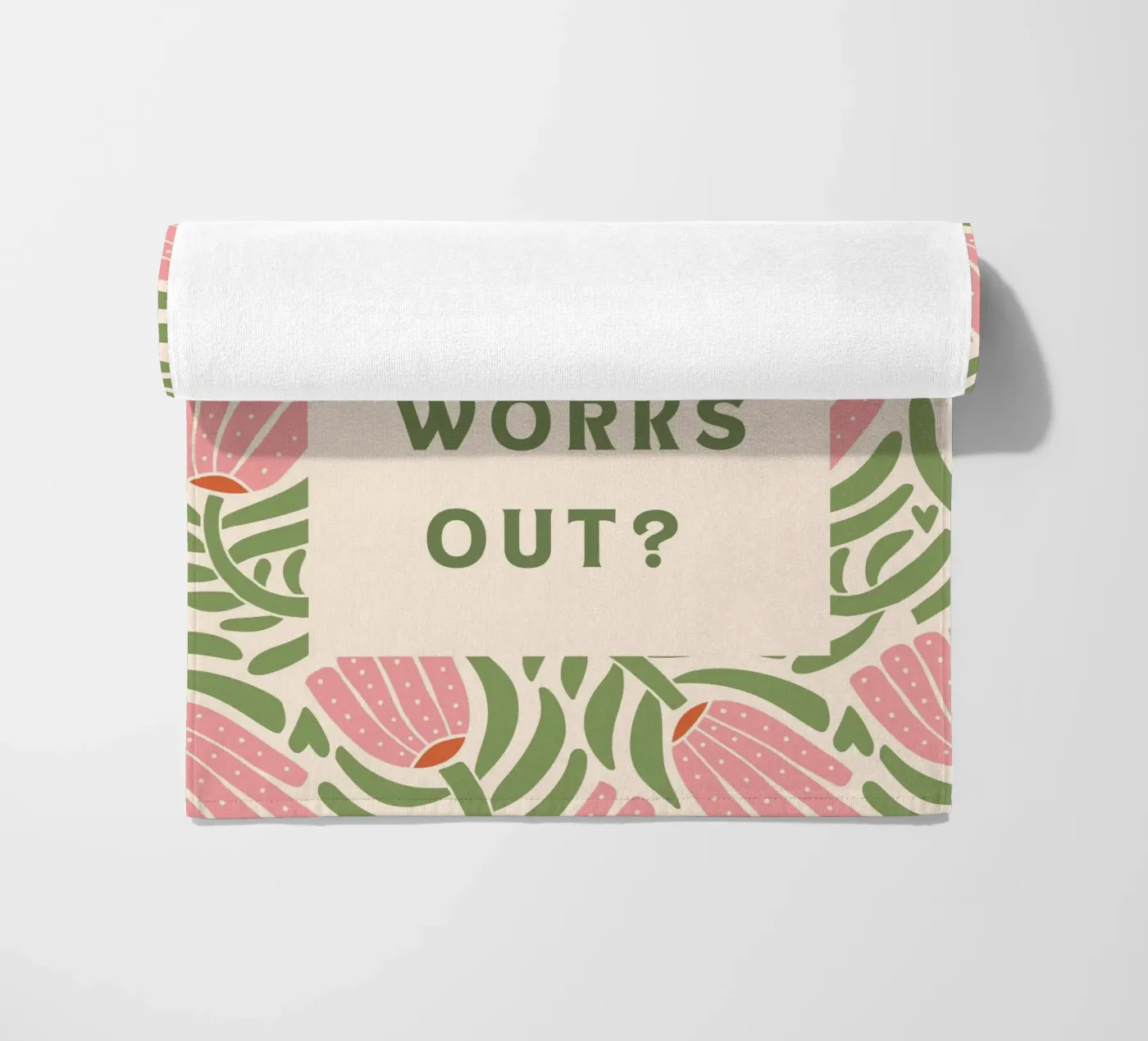 What if it all works out? Strandtuch von Words & wonders