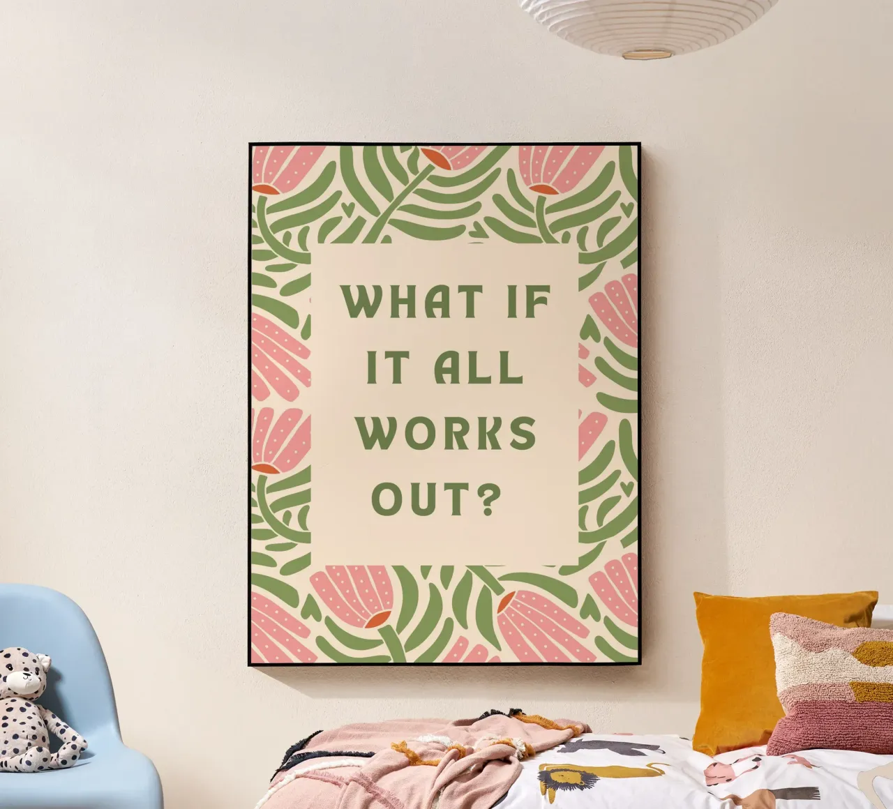 E se tutto si risolvesse? plexiglass da Wordswordswords