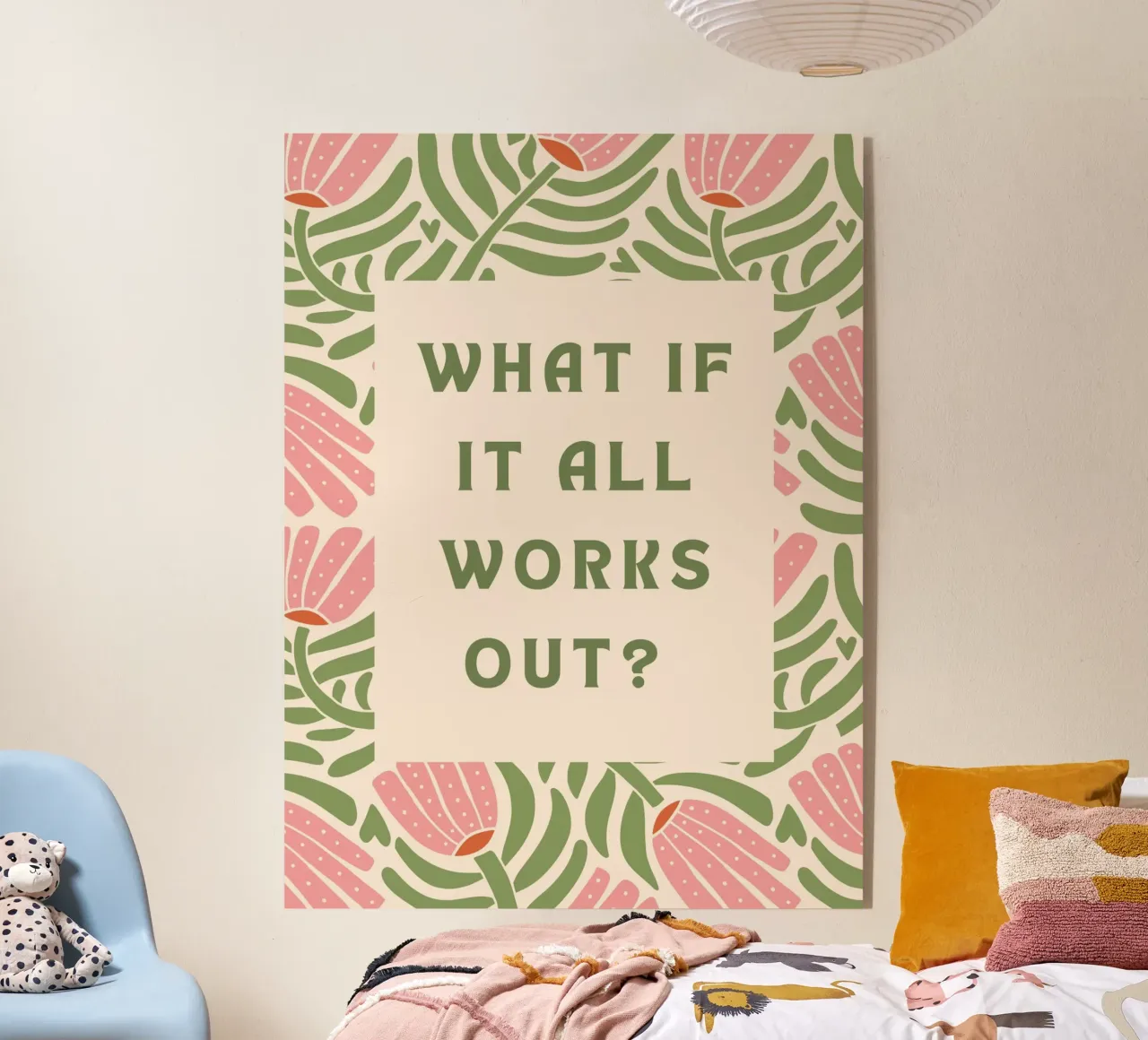 E se tutto si risolvesse? plexiglass da Wordswordswords