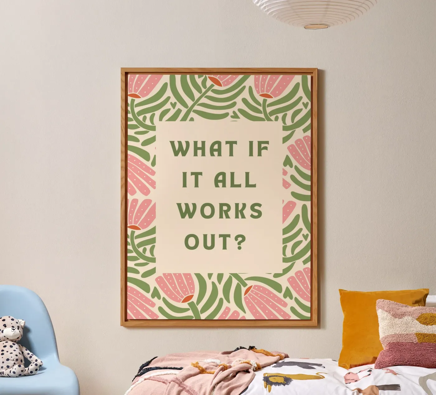 What if it all works out? forex plate by Words & wonders