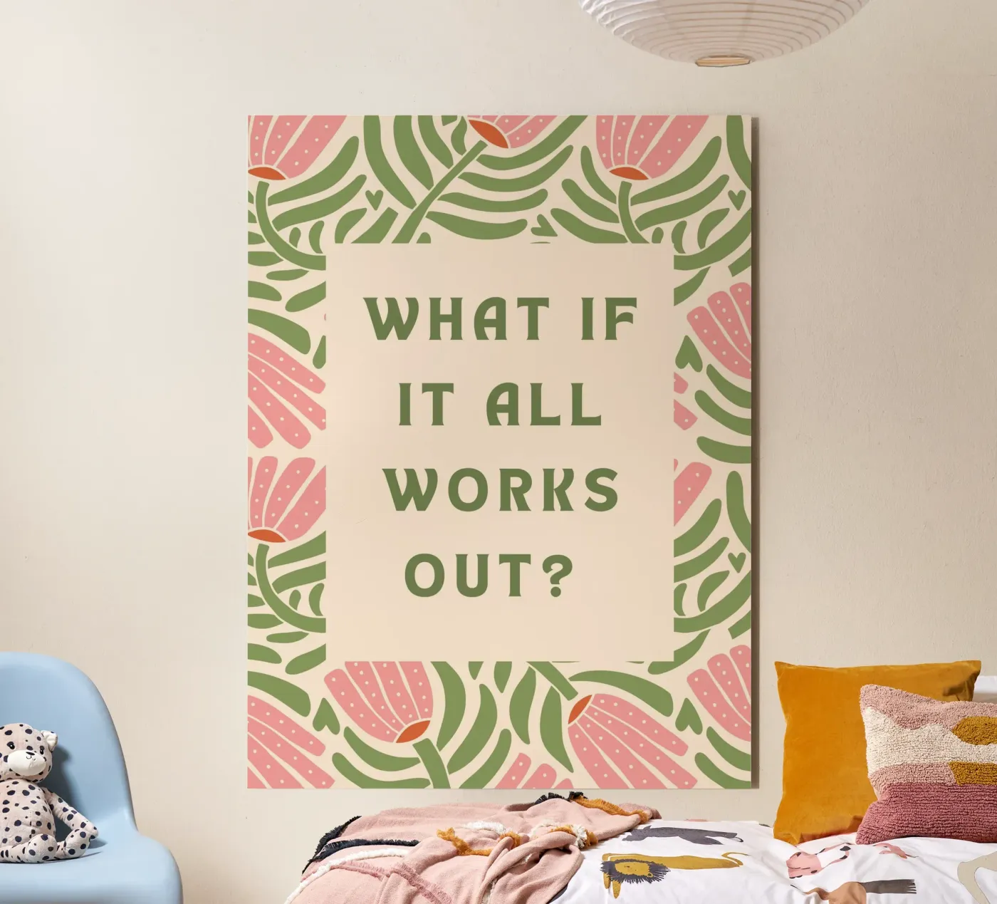 What if it all works out? forex plate by Words & wonders