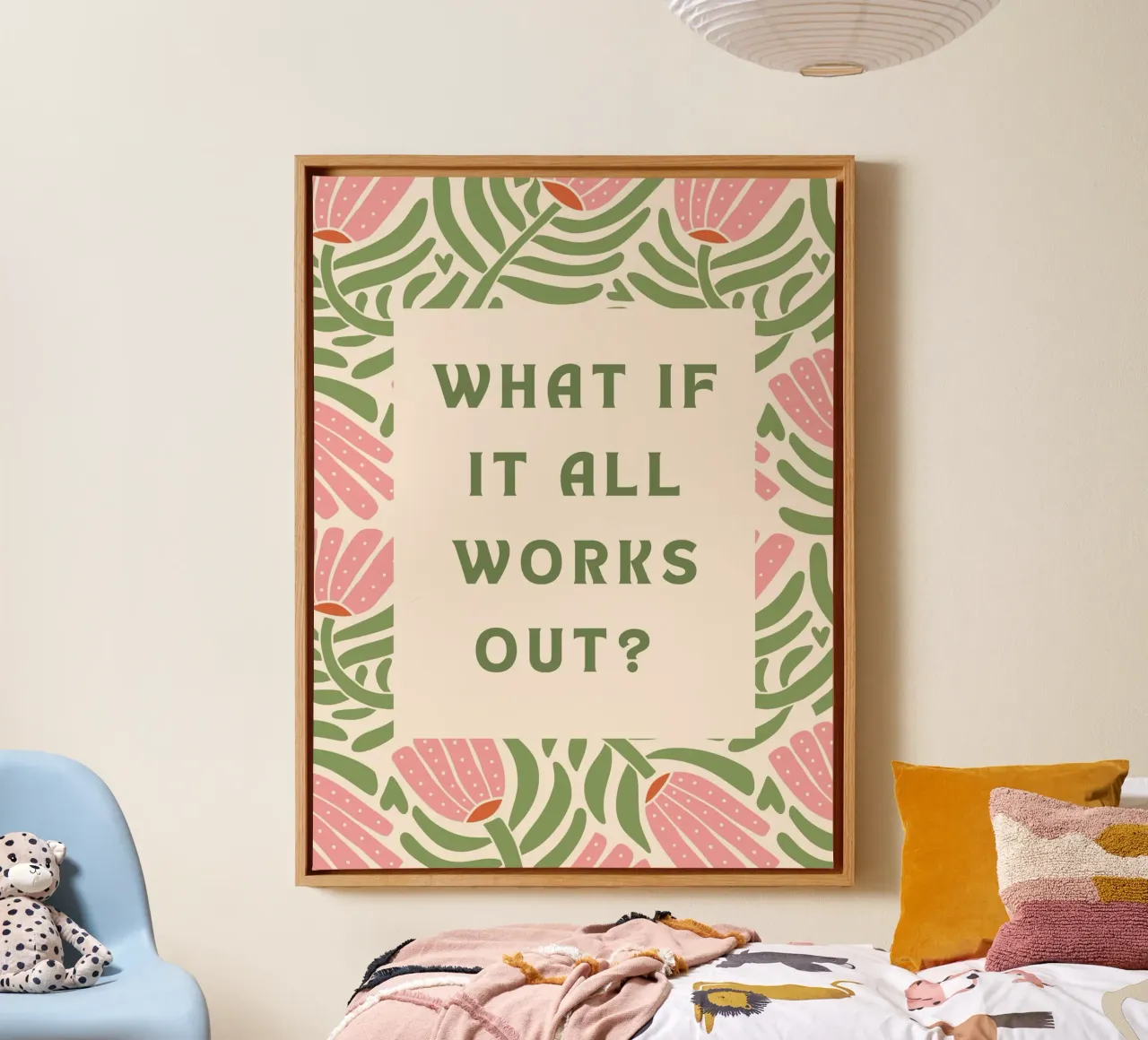 E se tutto si risolvesse? tela da Wordswordswords