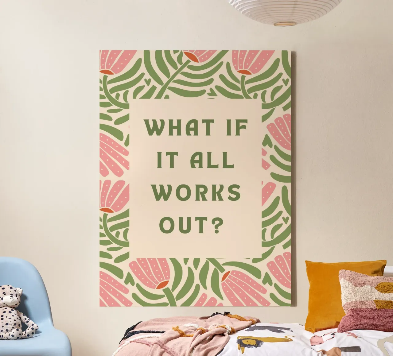 E se tutto si risolvesse? tela da Wordswordswords