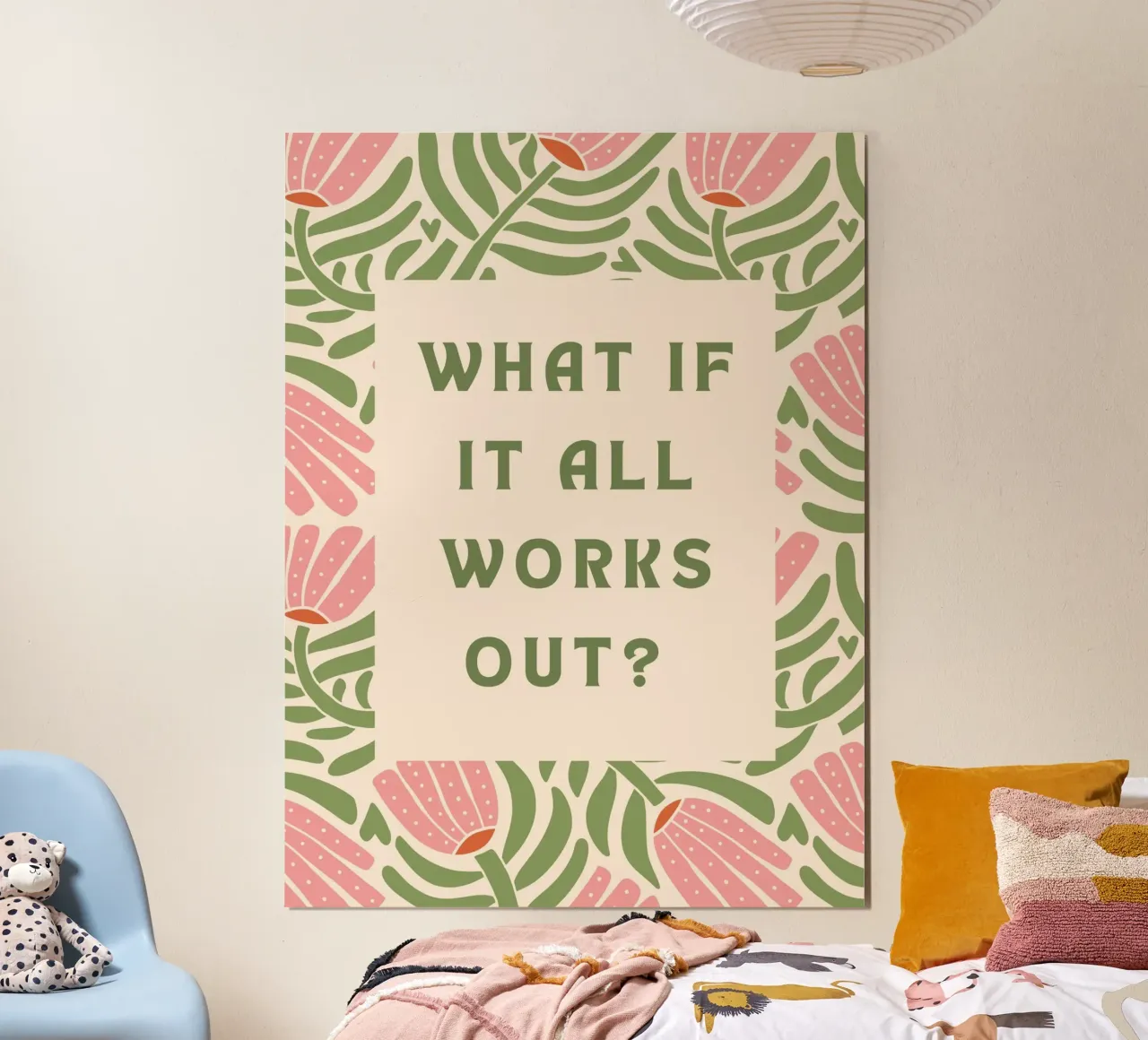 Wat als het allemaal lukt? poster van Wordswordswords