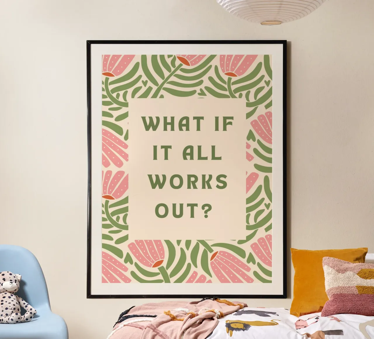 Wat als het allemaal lukt? poster van Wordswordswords