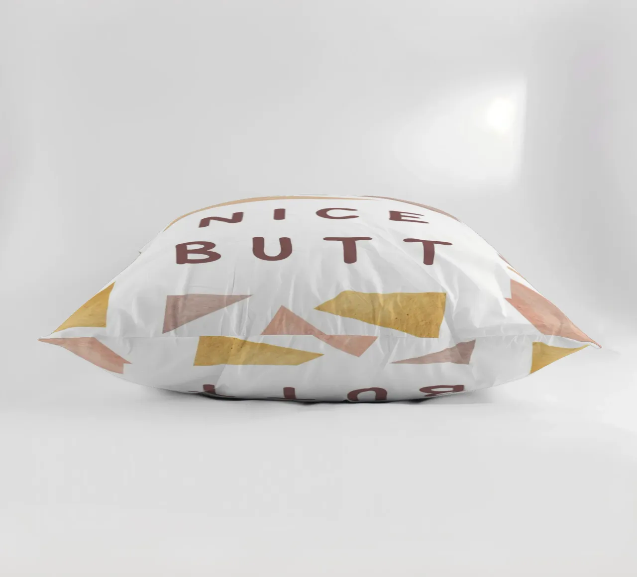 Funny Toilet Decor 01 decorative cushion by Wordswordswords