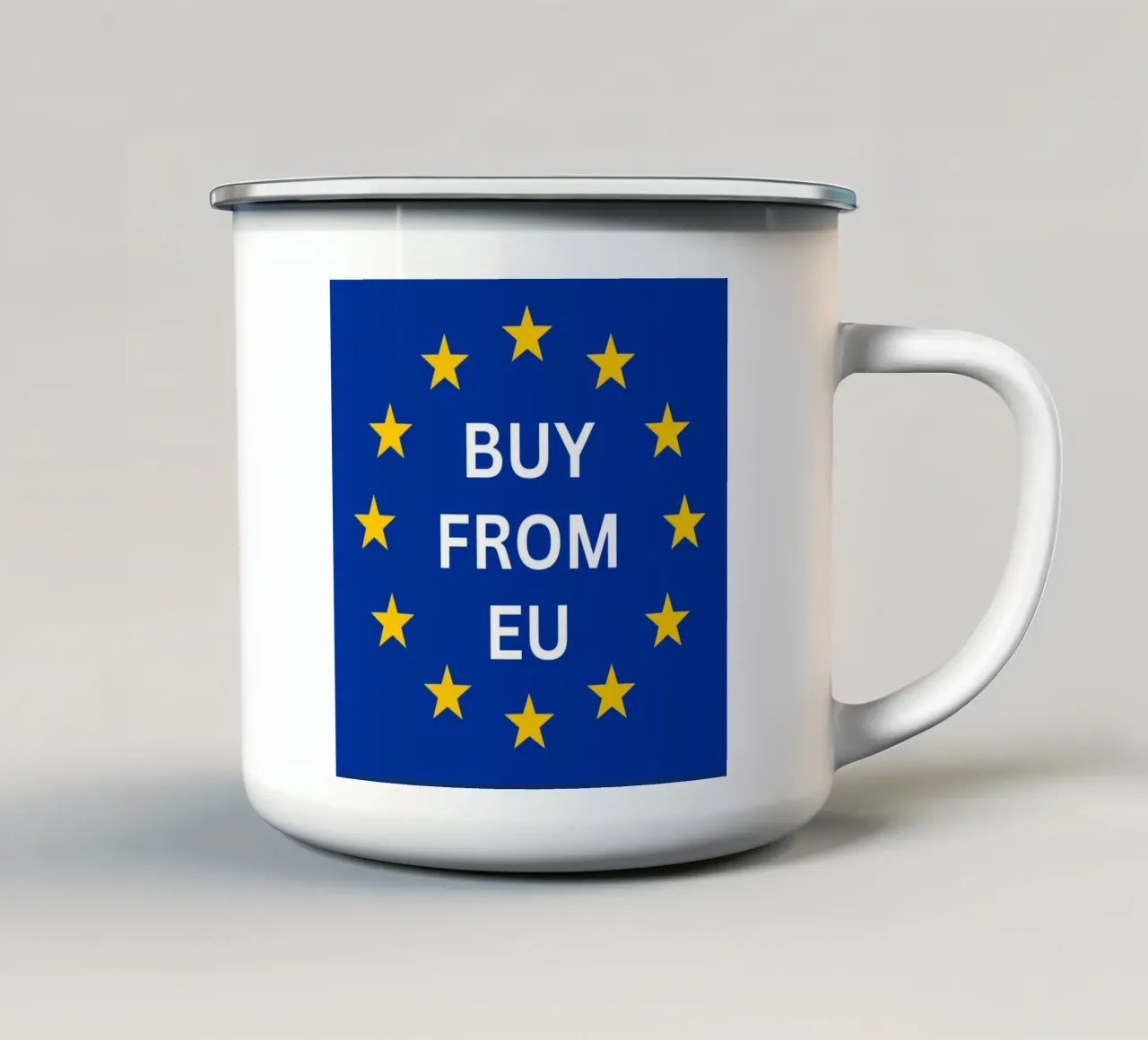 Kopen in de EU emaille mok van Wordswordswords