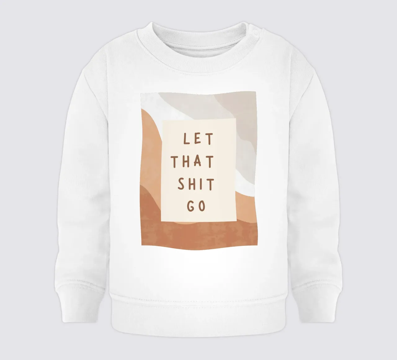 Grappig Toiletdecor 02 baby sweatshirt van Wordswordswords