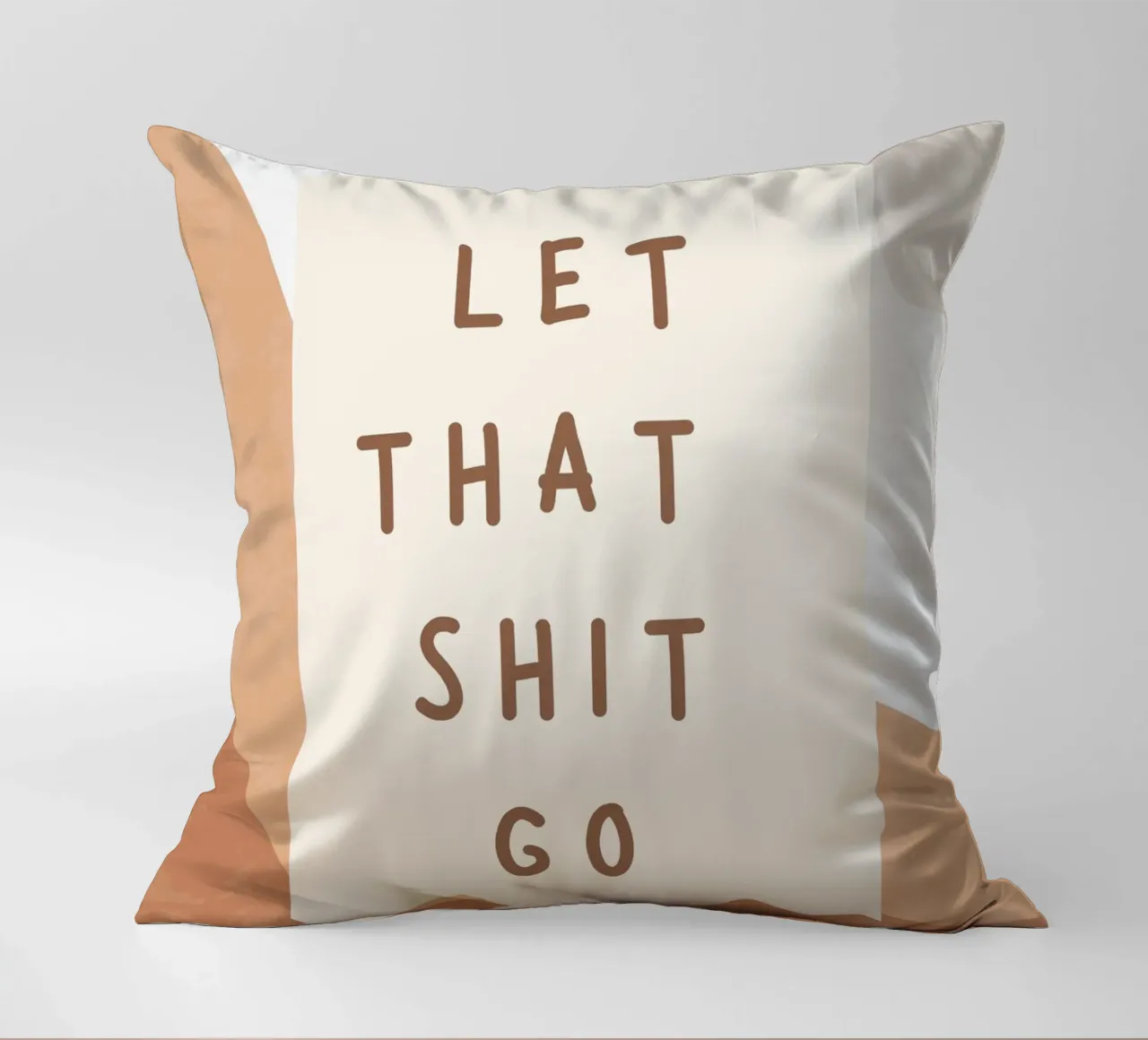 Funny Toilet Decor 02 decorative cushion by Wordswordswords