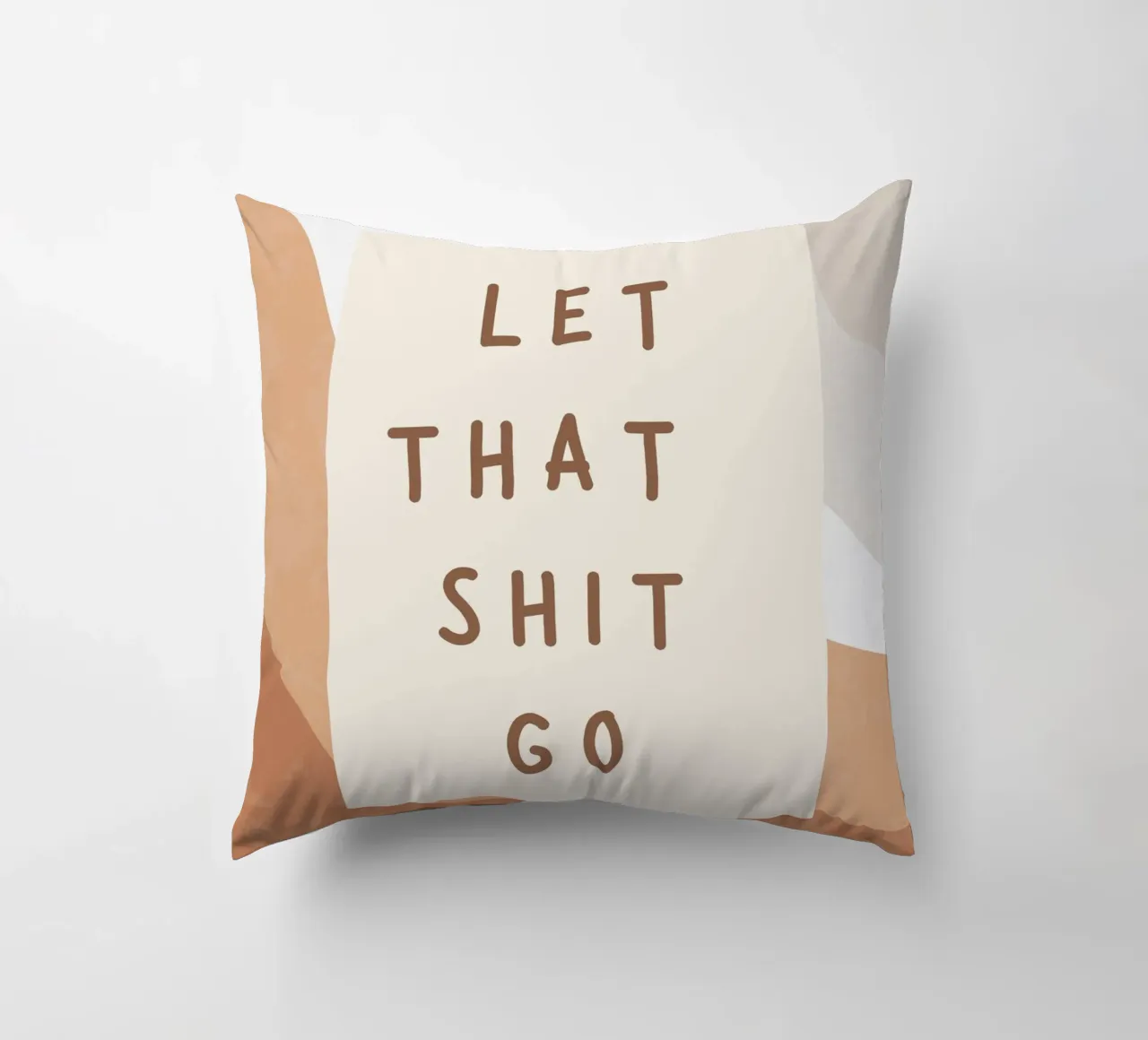 Funny Toilet Decor 02 decorative cushion by Wordswordswords