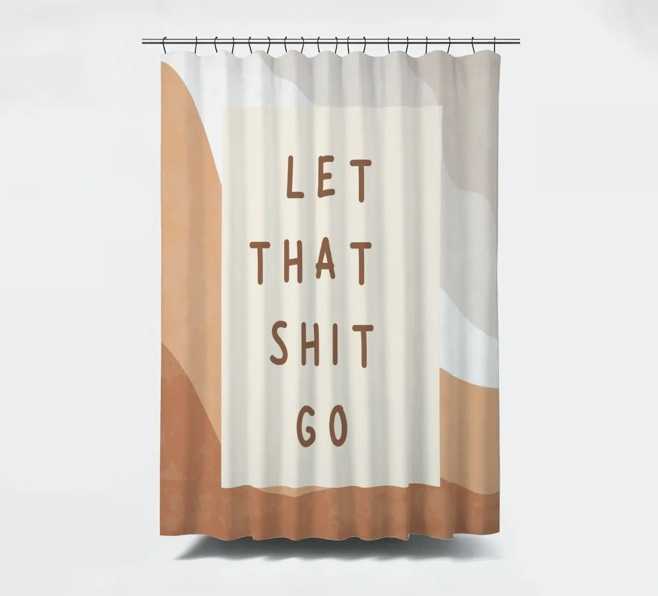Funny Toilet Decor 02 shower curtain by Wordswordswords