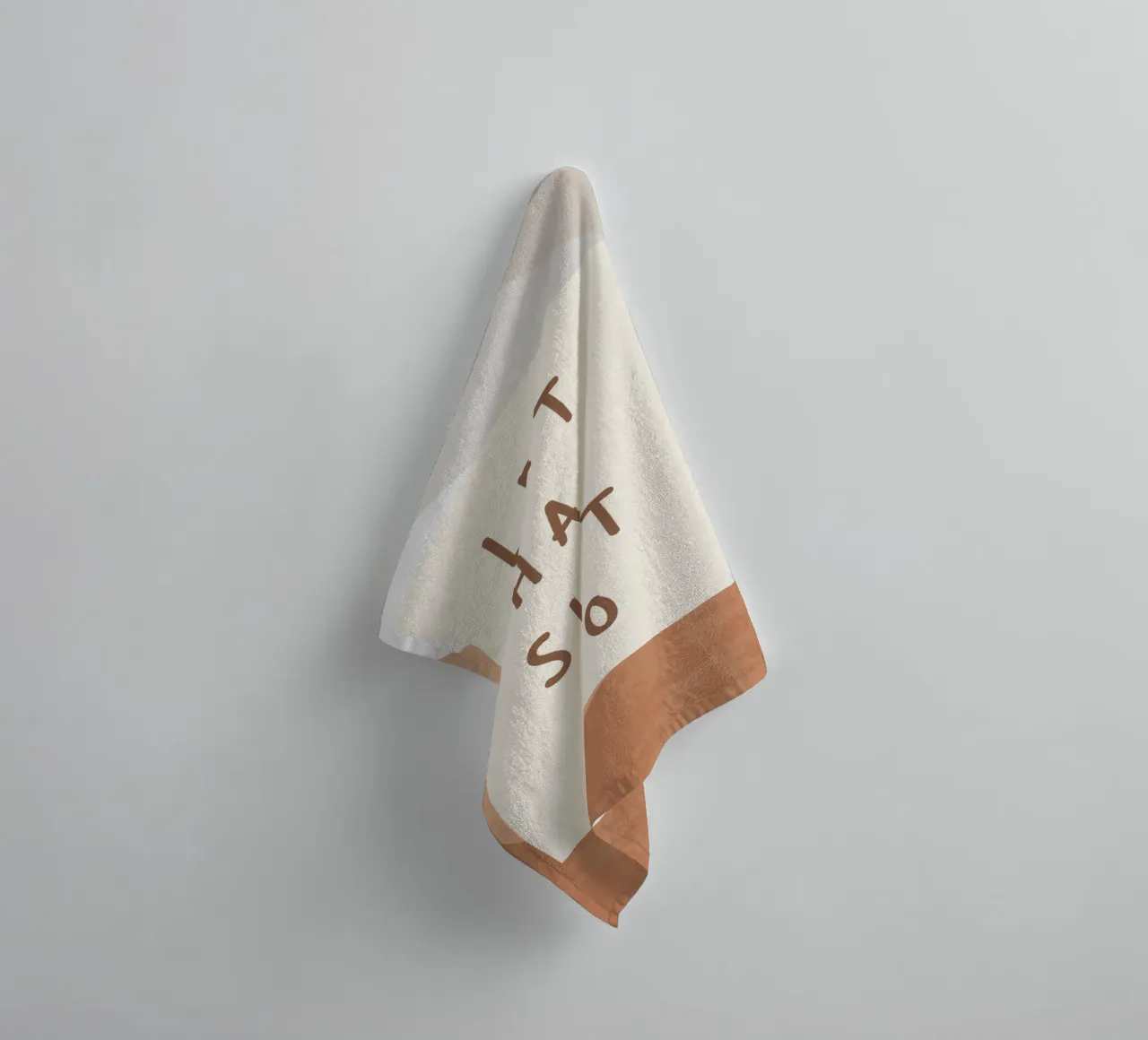 Grappig Toiletdecor 02 badhanddoek van Wordswordswords