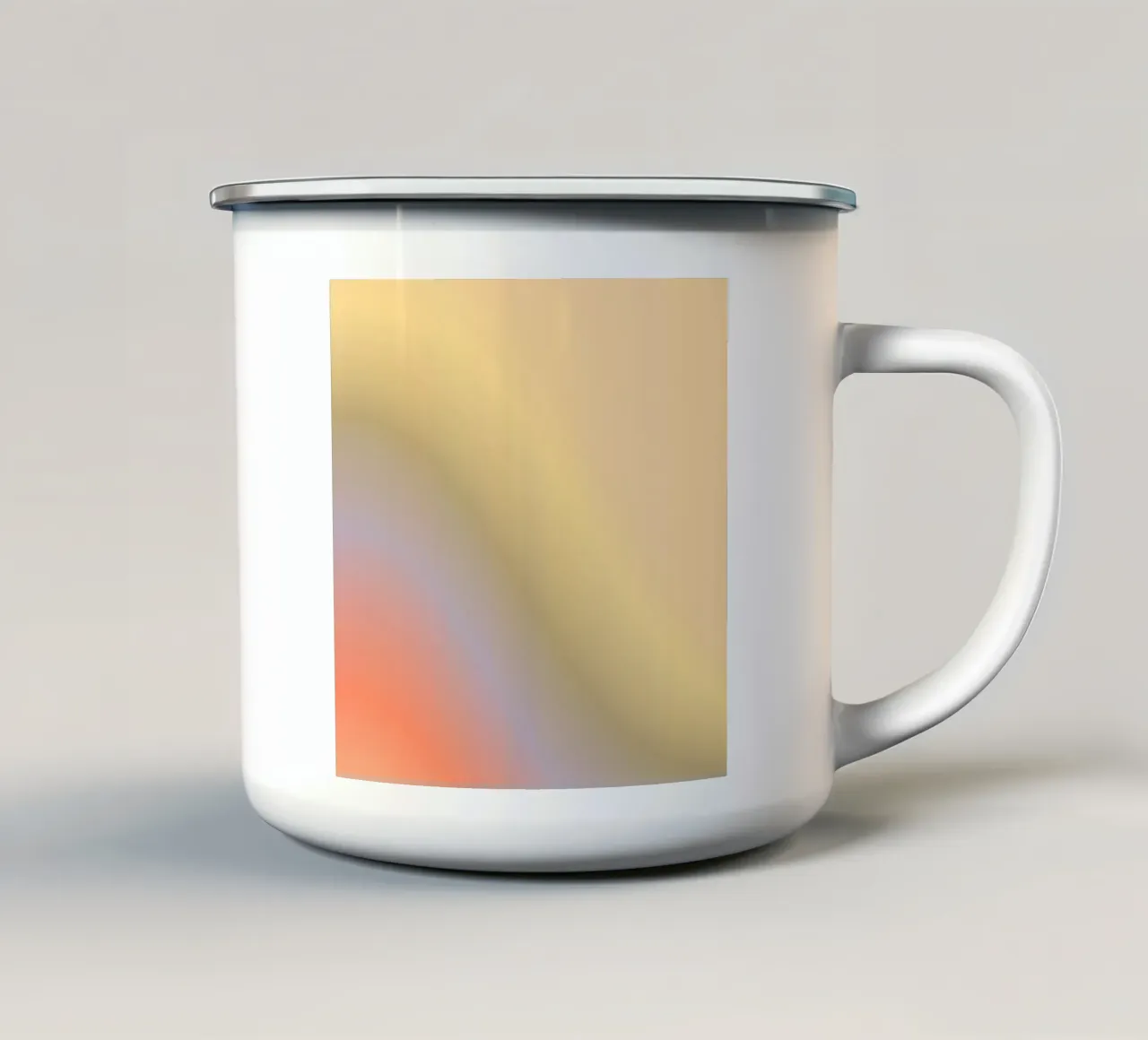 KEEP THE SUNSHINE IN YOUR HEART tazza in smalto da ÂME LIBRE STUDIO
