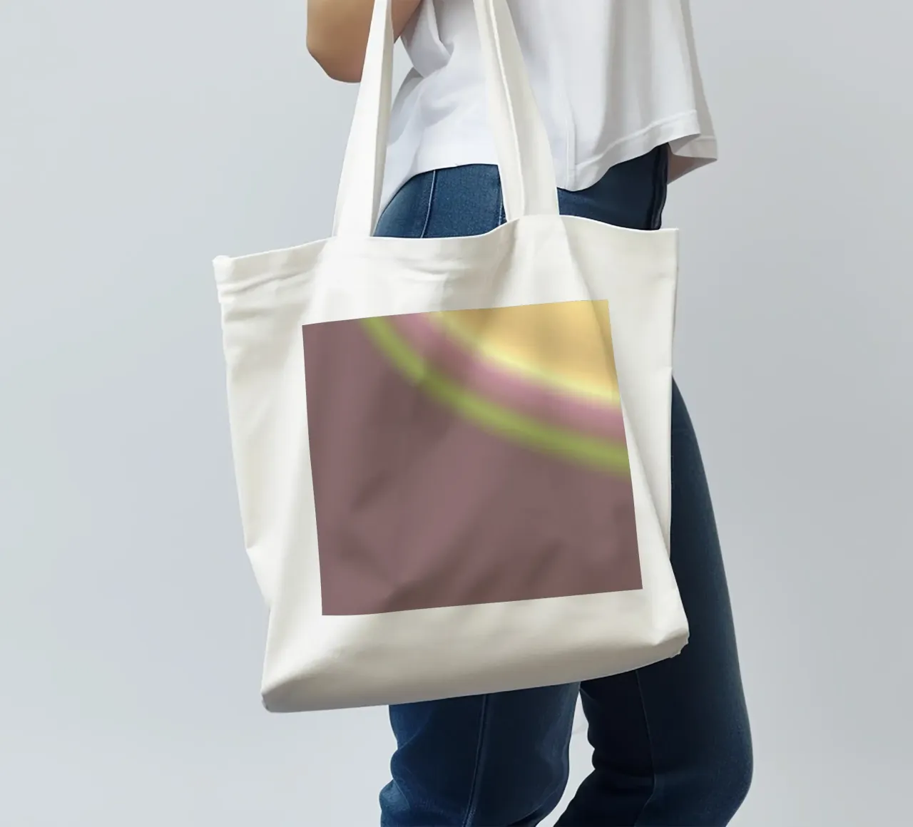 DARE TO BE YOURSELF borsa in juta da ÂME LIBRE STUDIO